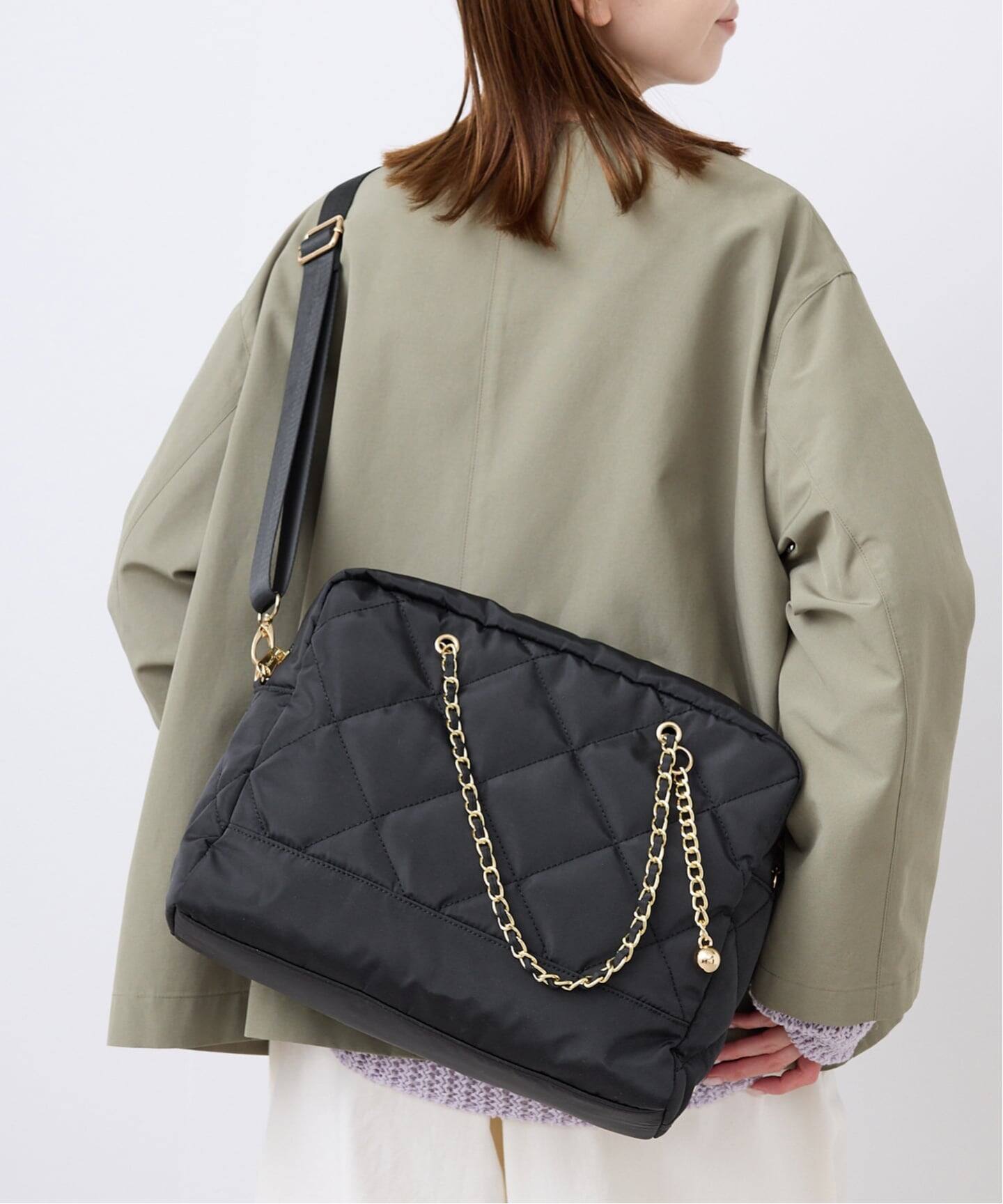 追加予約》OUTDOOR/アウトドア SLOBE別注 キルティング2WAYショルダー