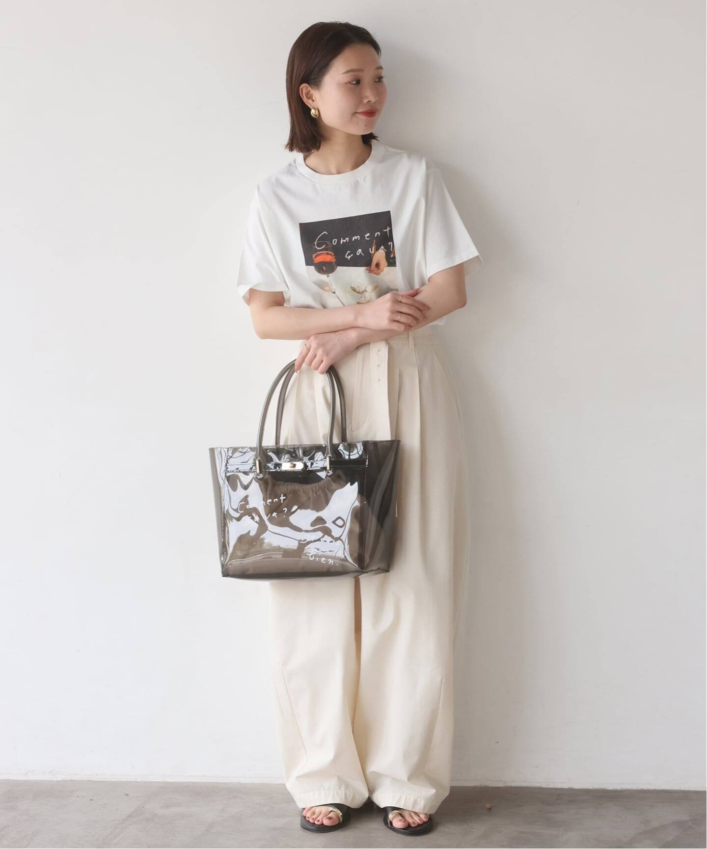 SLOBE IENA　Lundi SLOBE別注 PVCバッグクリアトートバッグ Lundi SLOBE別注 PVCバッグ（その他バッグ）｜SLOBE IENA（スローブ