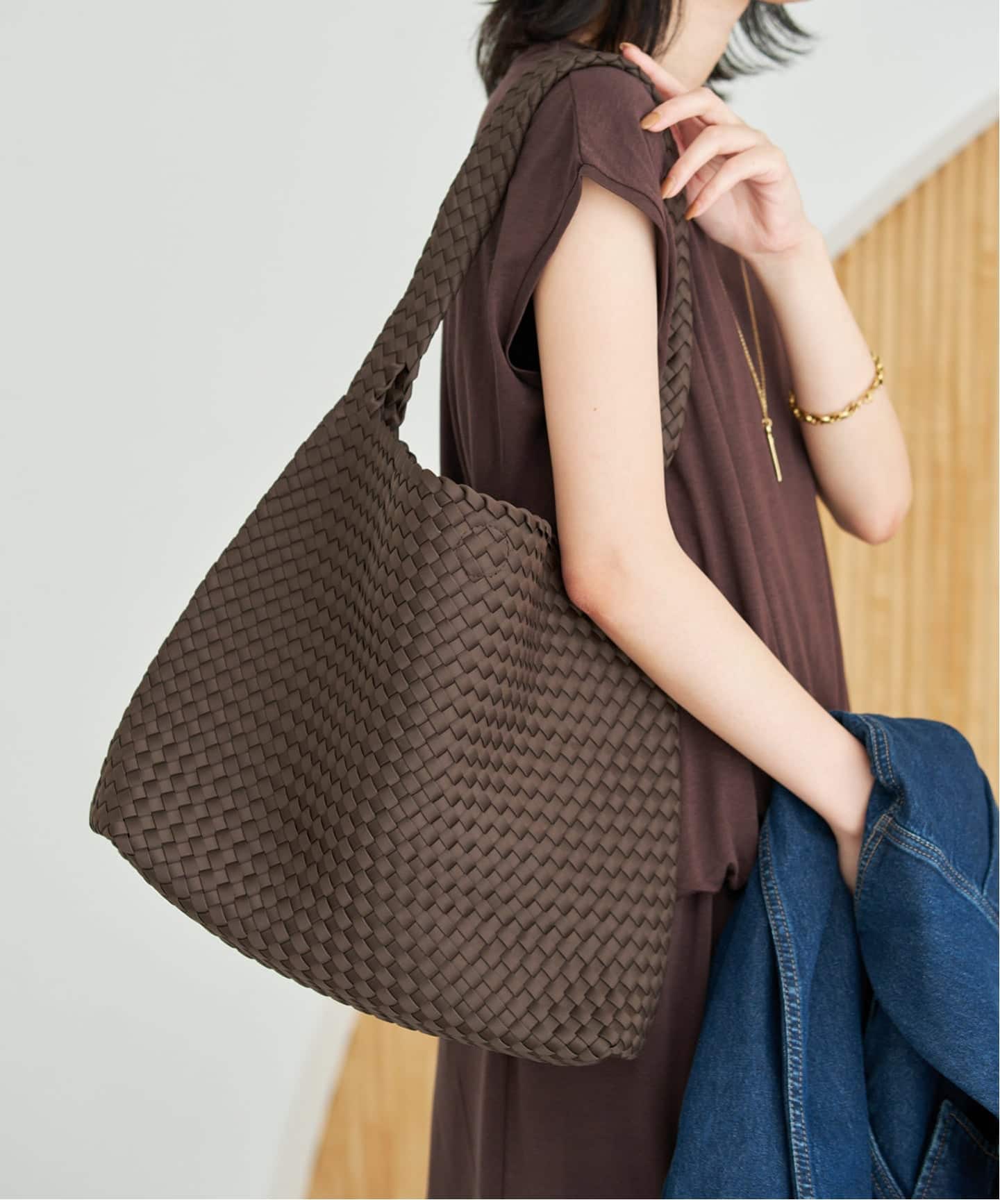 予約》SLOBE イントレチャートトートバッグL（トートバッグ）｜SLOBE