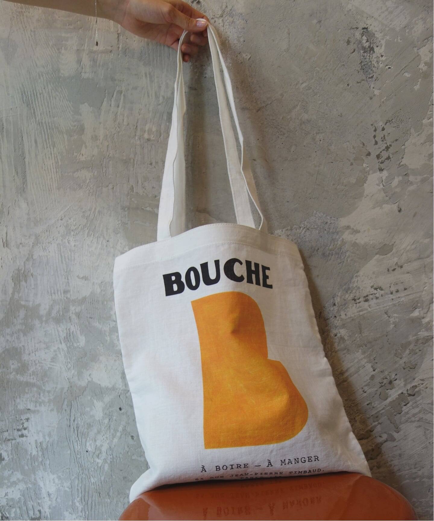 WEB限定/追加》BOUCHE SLOBE別注 リネントートバッグ（トートバッグ 