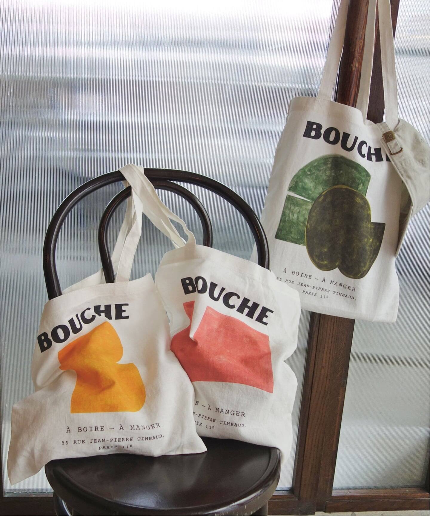 WEB限定/追加》BOUCHE SLOBE別注 リネントートバッグ（トートバッグ 