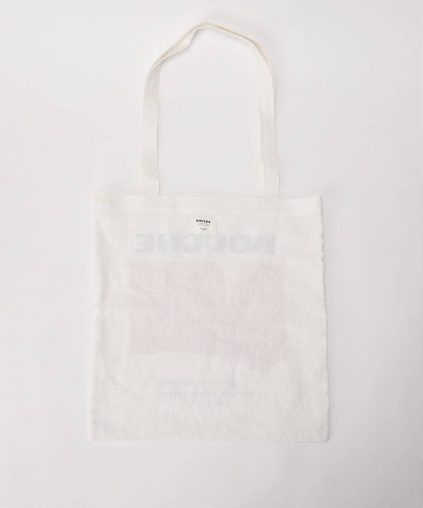 WEB限定/追加》BOUCHE SLOBE別注 リネントートバッグ（トートバッグ