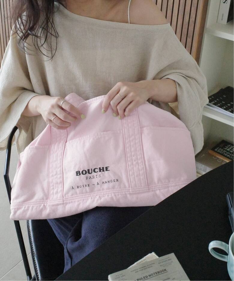 追加2予約》BOUCHE SLOBE別注 キャンバストートバッグ（トートバッグ 