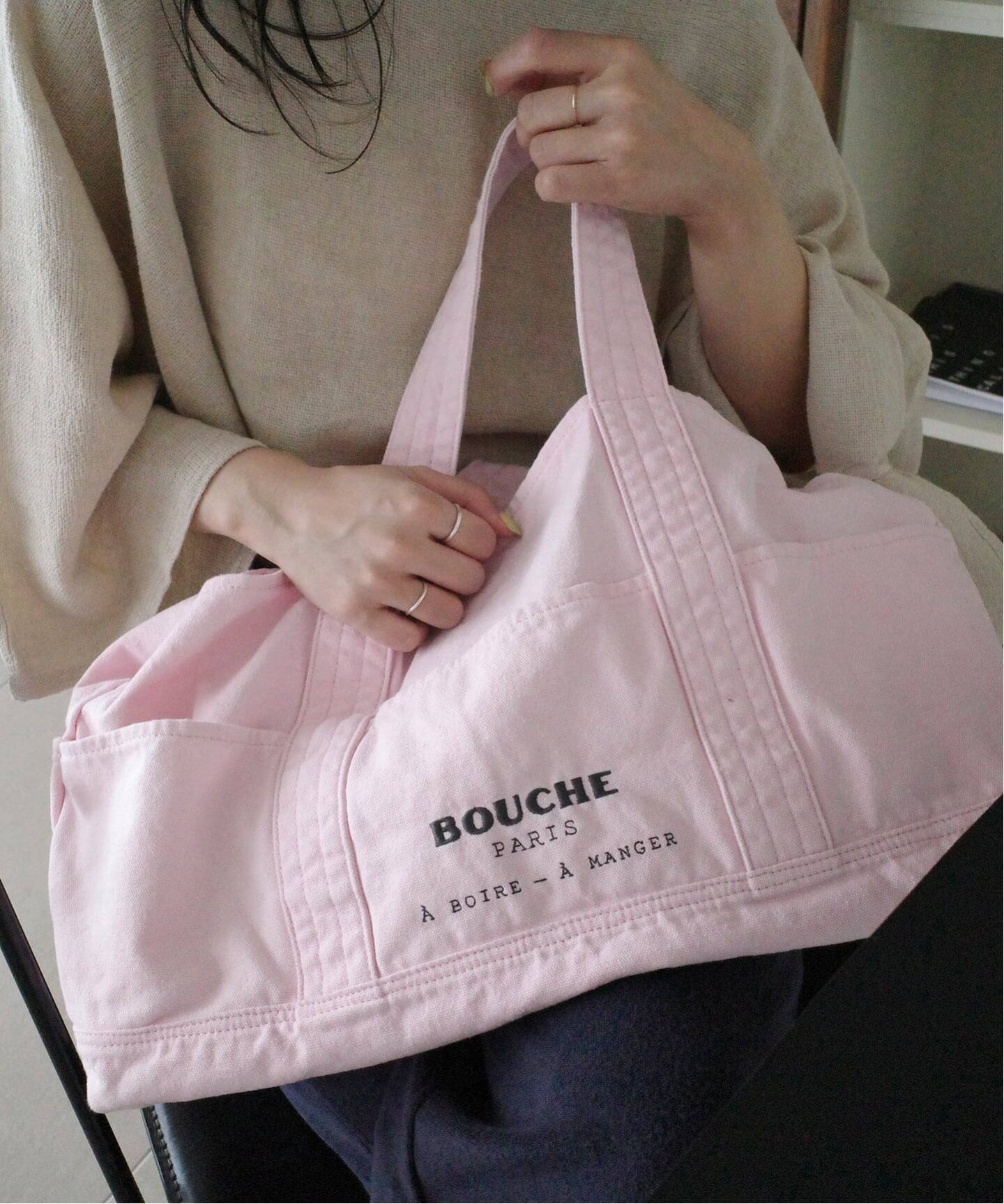 追加2予約》BOUCHE SLOBE別注 キャンバストートバッグ（トートバッグ