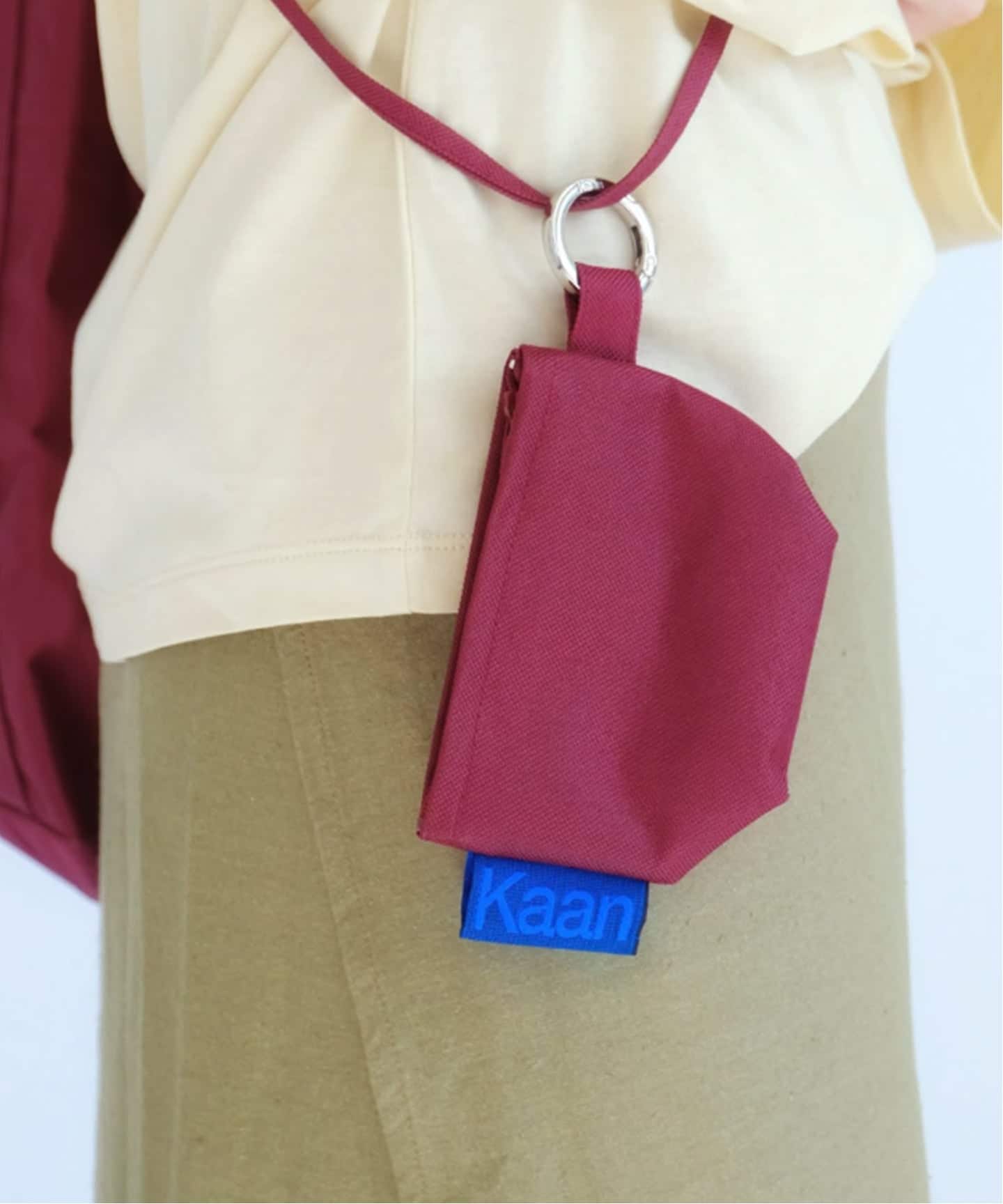 撥水》KAAN カーン MINI LANYARD ポーチ K-MPOSW-AZU（その他バッグ