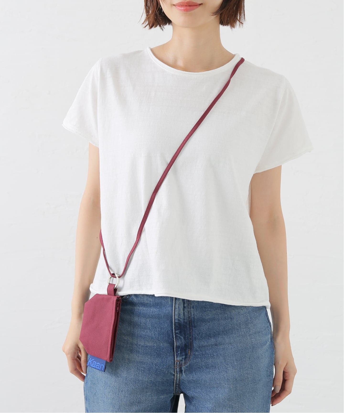 撥水》KAAN カーン MINI LANYARD ポーチ K-MPOSW-AZU（その他バッグ