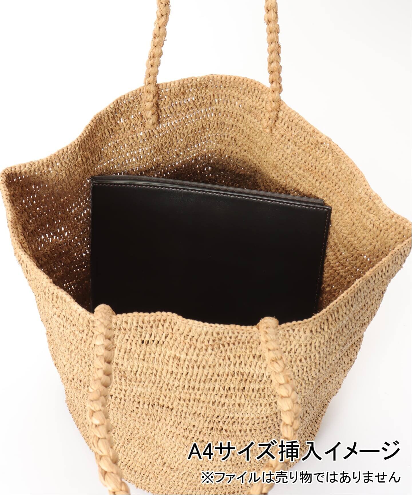 Plage カゴバッグ plage（プラージュ） かごバッグ カゴバッグ 「追加」RAFFIA BASKET