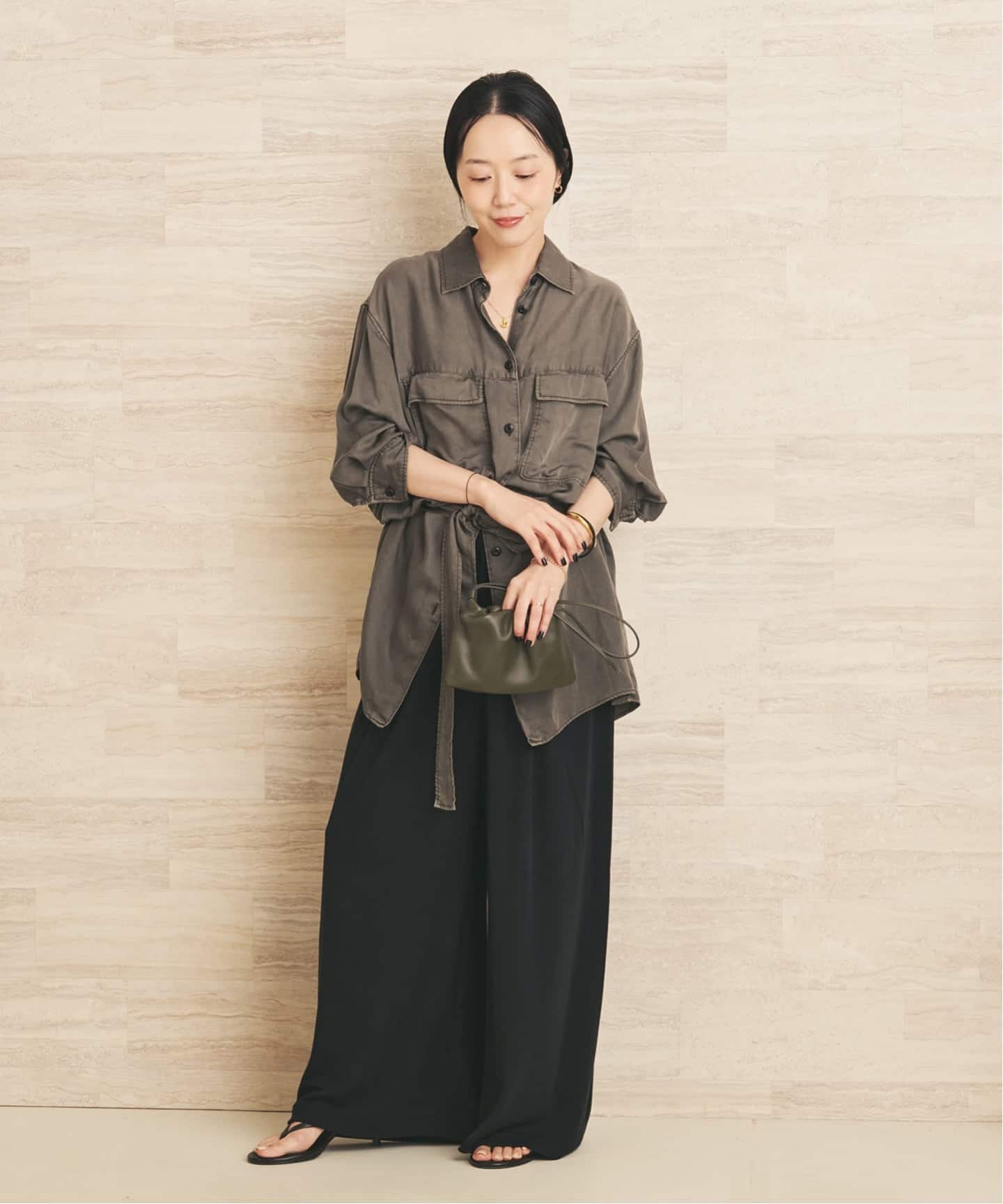 NOTHING WRITTEN NELLA STRAP ブラウン Plage購入 NOTHING WRITTEN