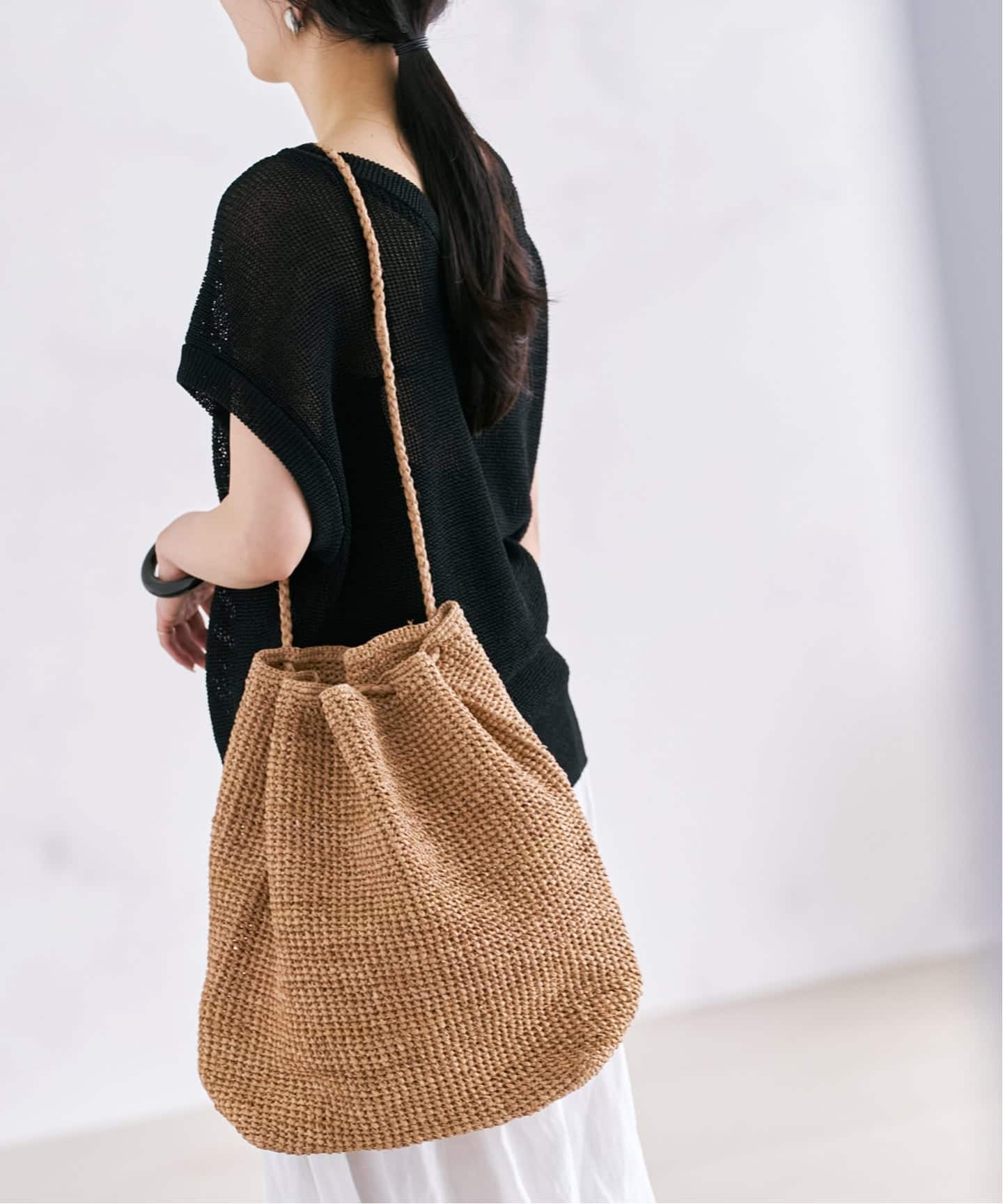 予約》別注 RAFFIA KAGIAMI バッグ（トートバッグ）｜Plage