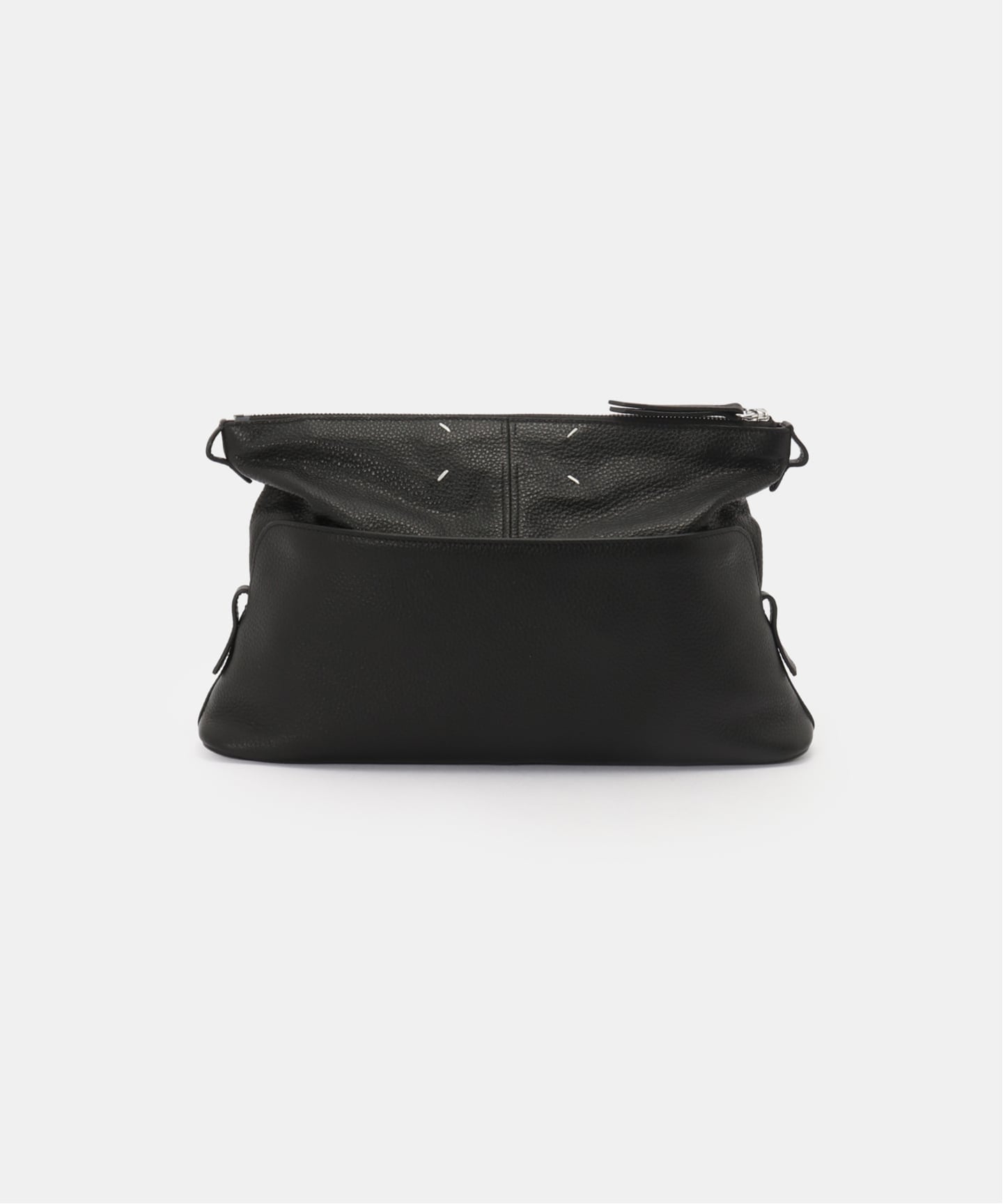 Maison Margiela ブラックレザーノベルティポーチバッグマルジェラ Maison Margiela/メゾン マルジェラ 5AC SOFT ポーチ（その他バッグ