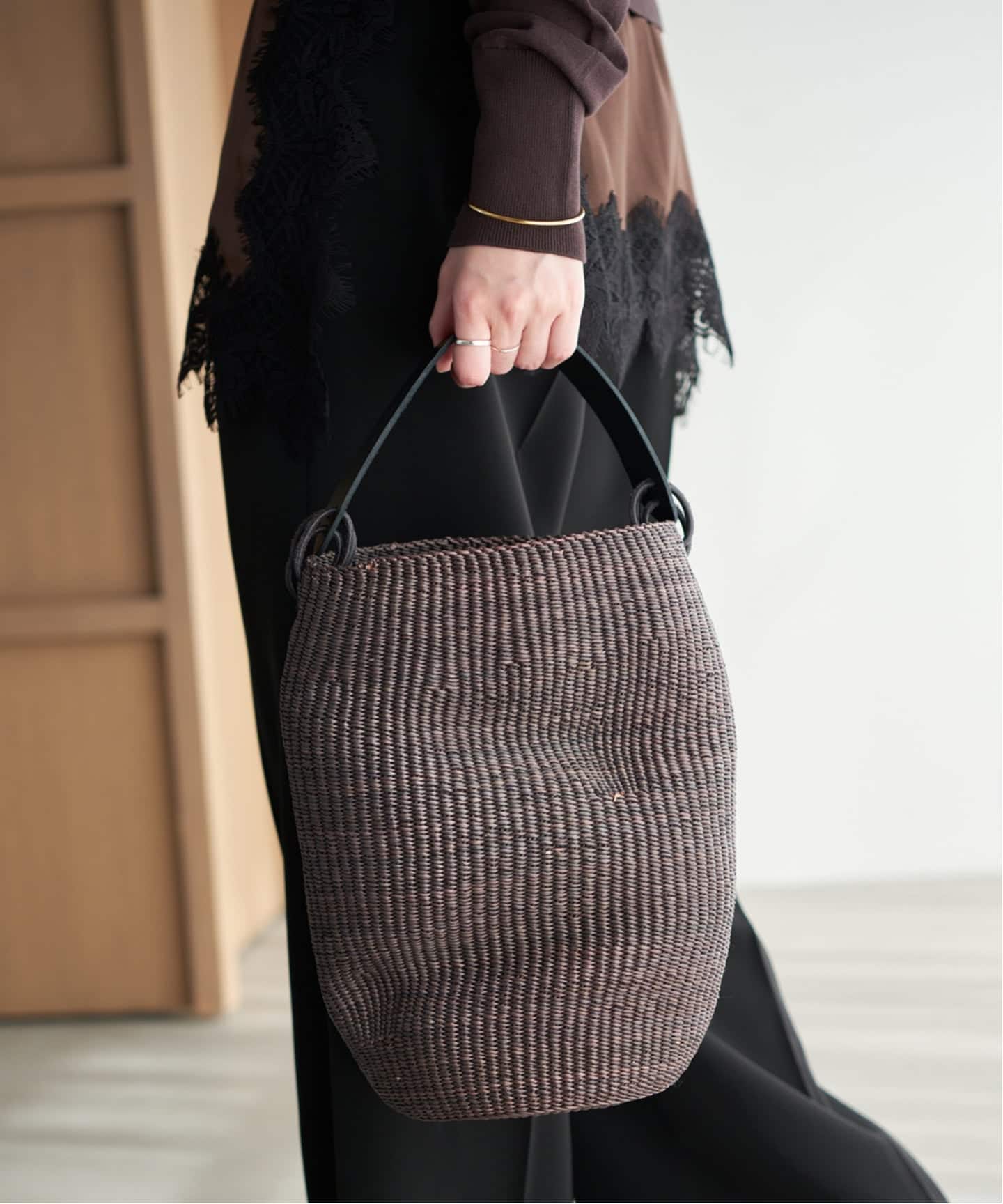 INES BRESSAND/イネス ブレッサンド 別注 POT FROISSE バッグ