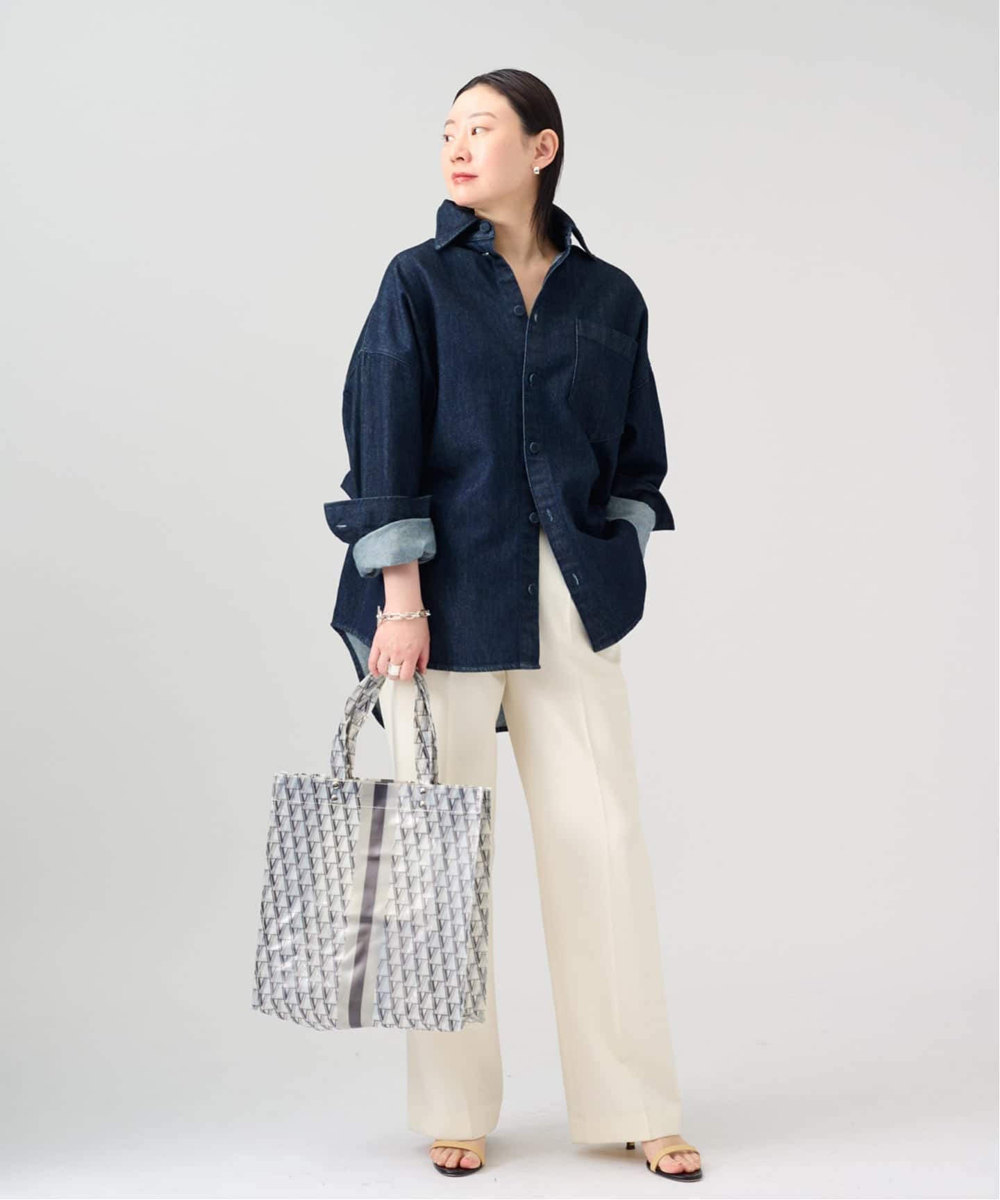 予約》VERMEILモノグラム PVCトートバッグ（トートバッグ）｜VERMEIL