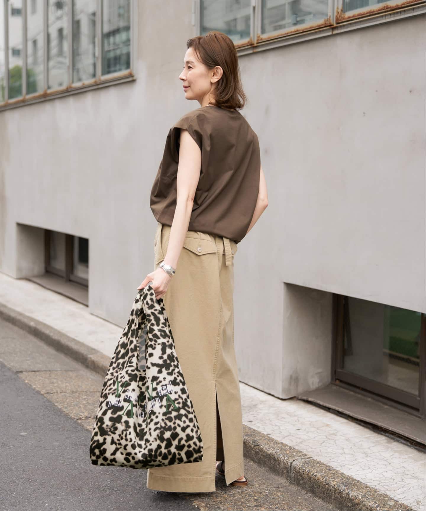 deuxieme class VERMEIL par iena レオパードbag 追加8予約》VERMEIL レオパードエコバッグMedium（その他バッグ