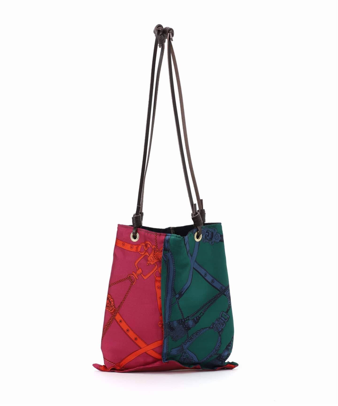 予約》manipuri マニプリ リバーシブルプリントトートS H21 xW14cm