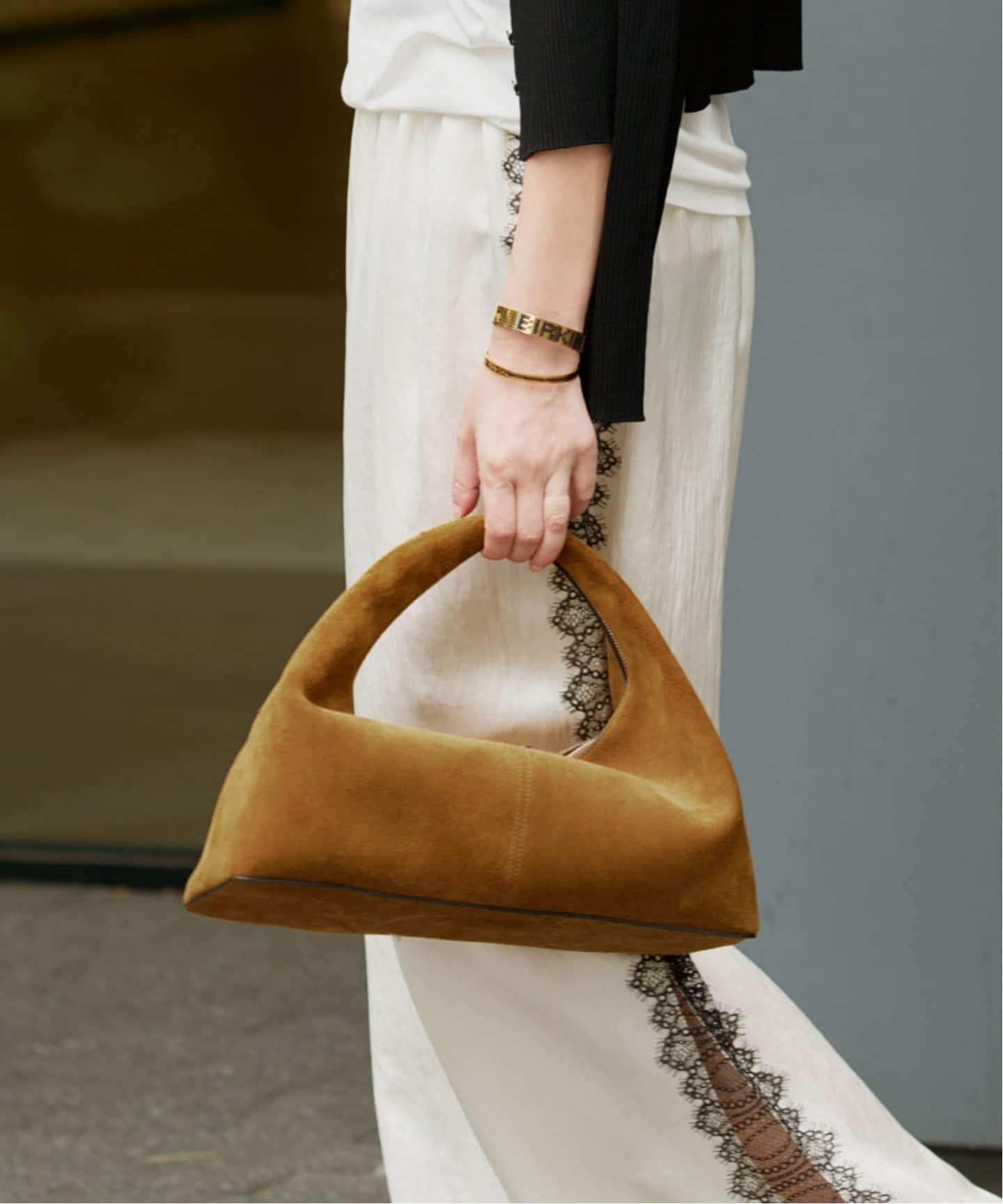 FRENZLAUER フランツロアー Panier Baguette SUEDE 別注（ハンドバッグ