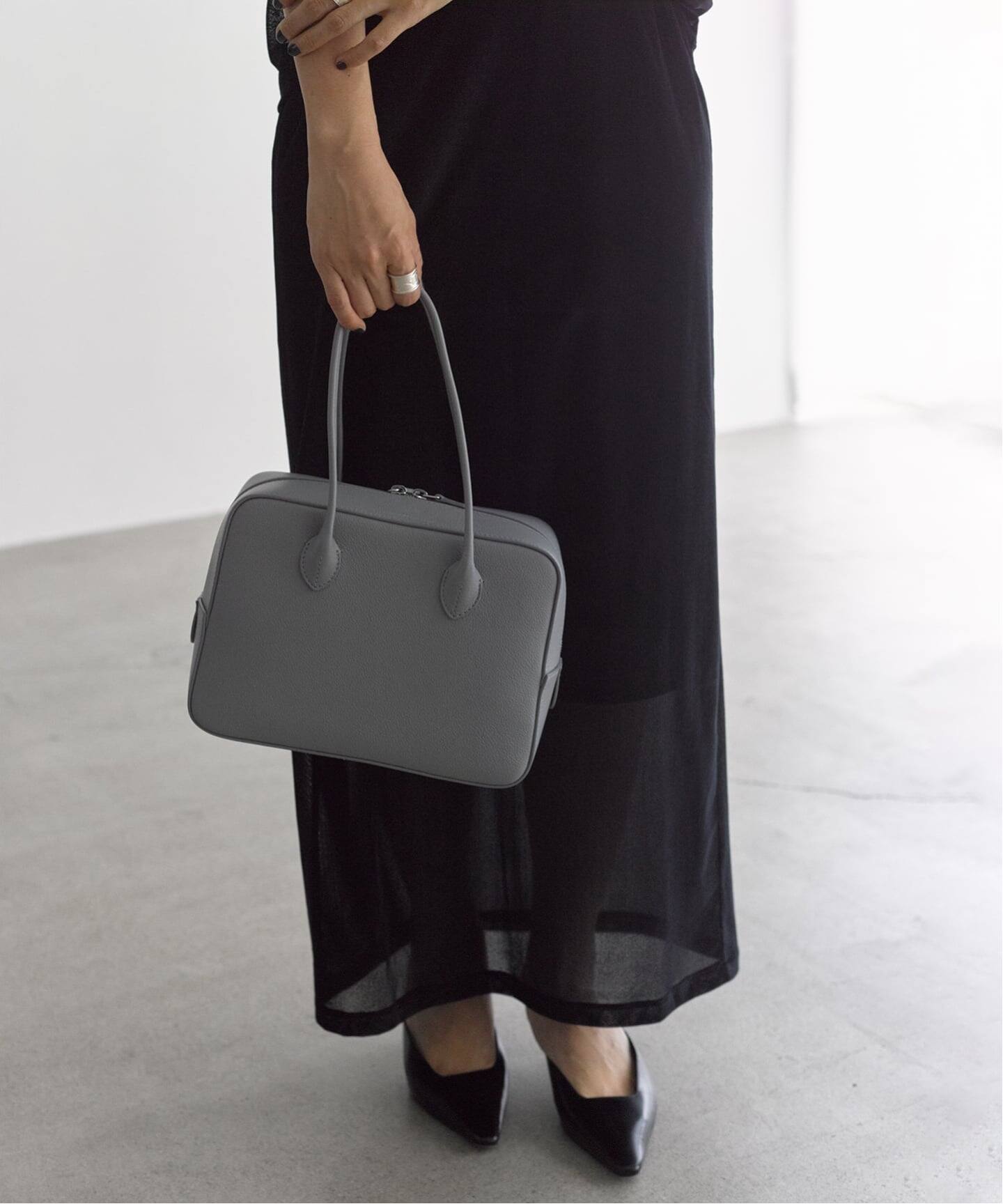 予約》MAISON CANAU メゾン カナウ 別注ボックスボストン M 26FW1