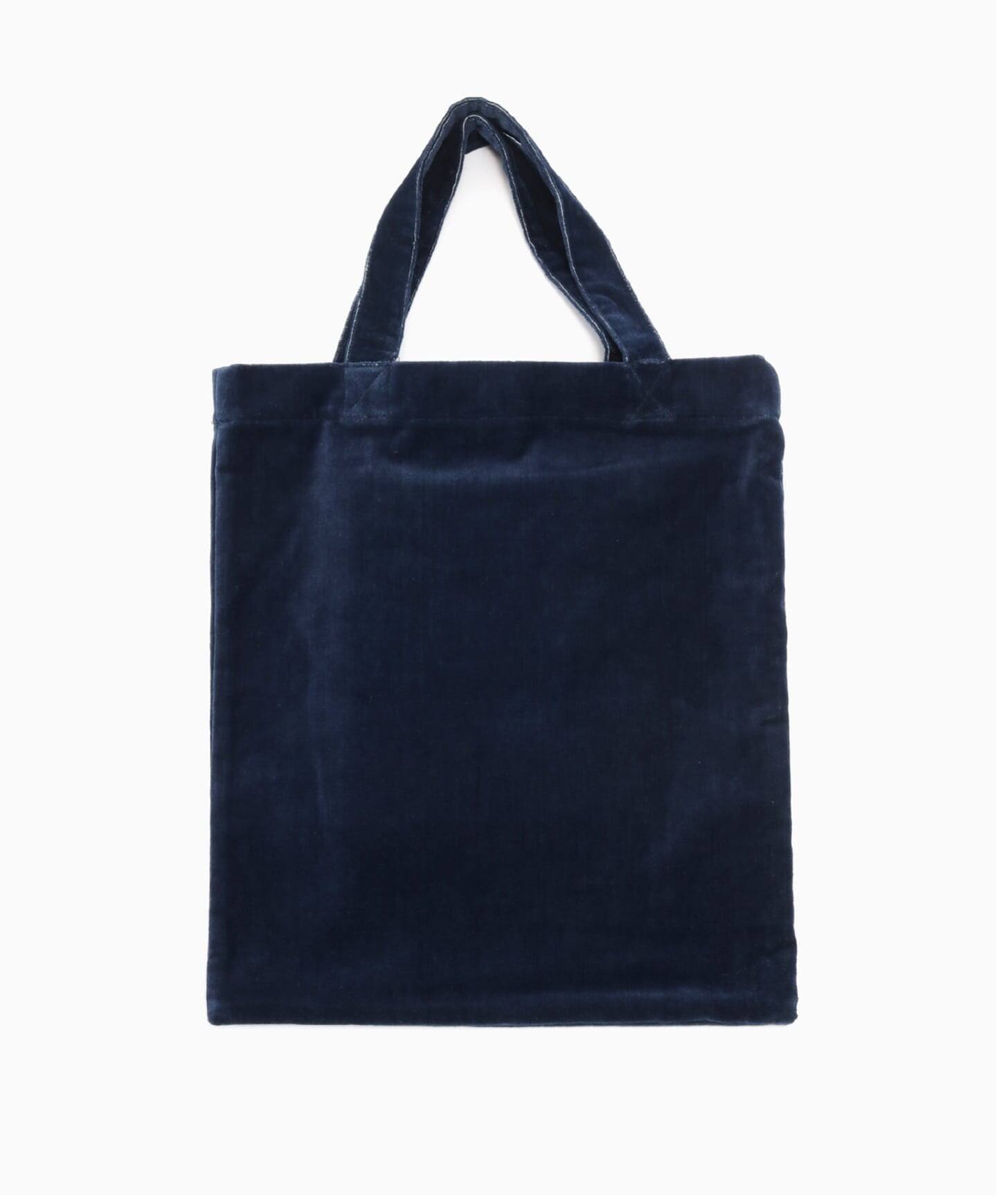 R&D.M.Co- オールドマンズテーラー トートバッグ ネイビー R&D.M.Co/オールドマンズテイラー】OMT VELVET MINI TOTE トートバッグ