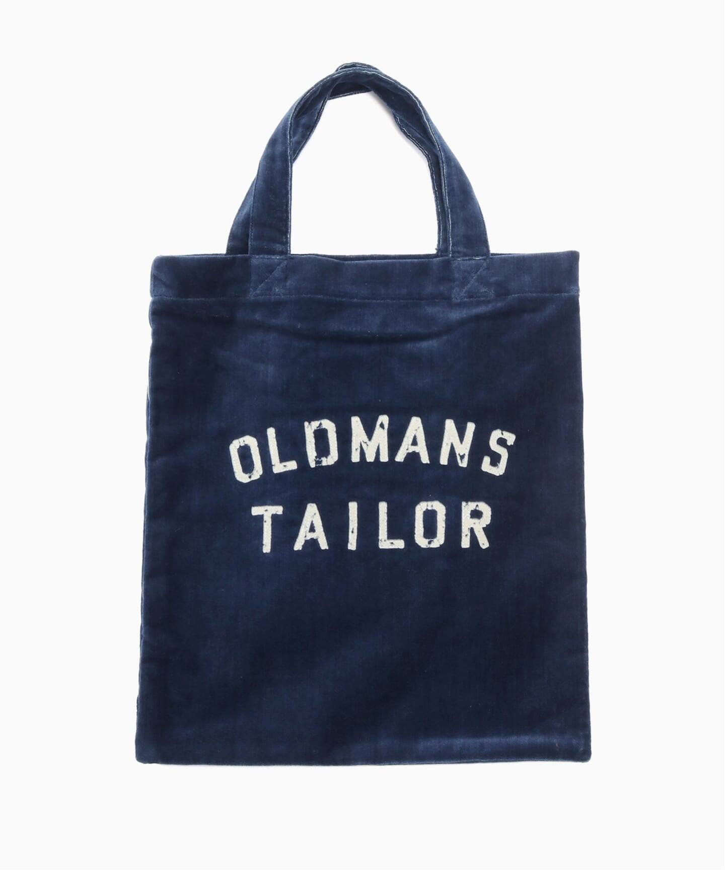 R&D.M.Co- オールドマンズテーラー トートバッグ ネイビー R&D.M.Co/オールドマンズテイラー】OMT VELVET MINI TOTE トートバッグ