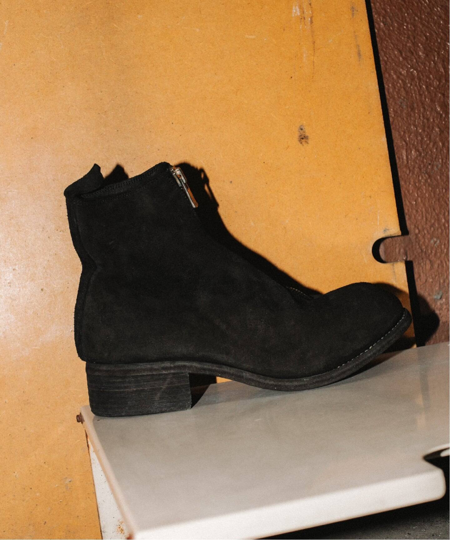 GUIDI / グイディ】 PL1 HORSE REVERSE：ブーツ（ブーティ・ショート 