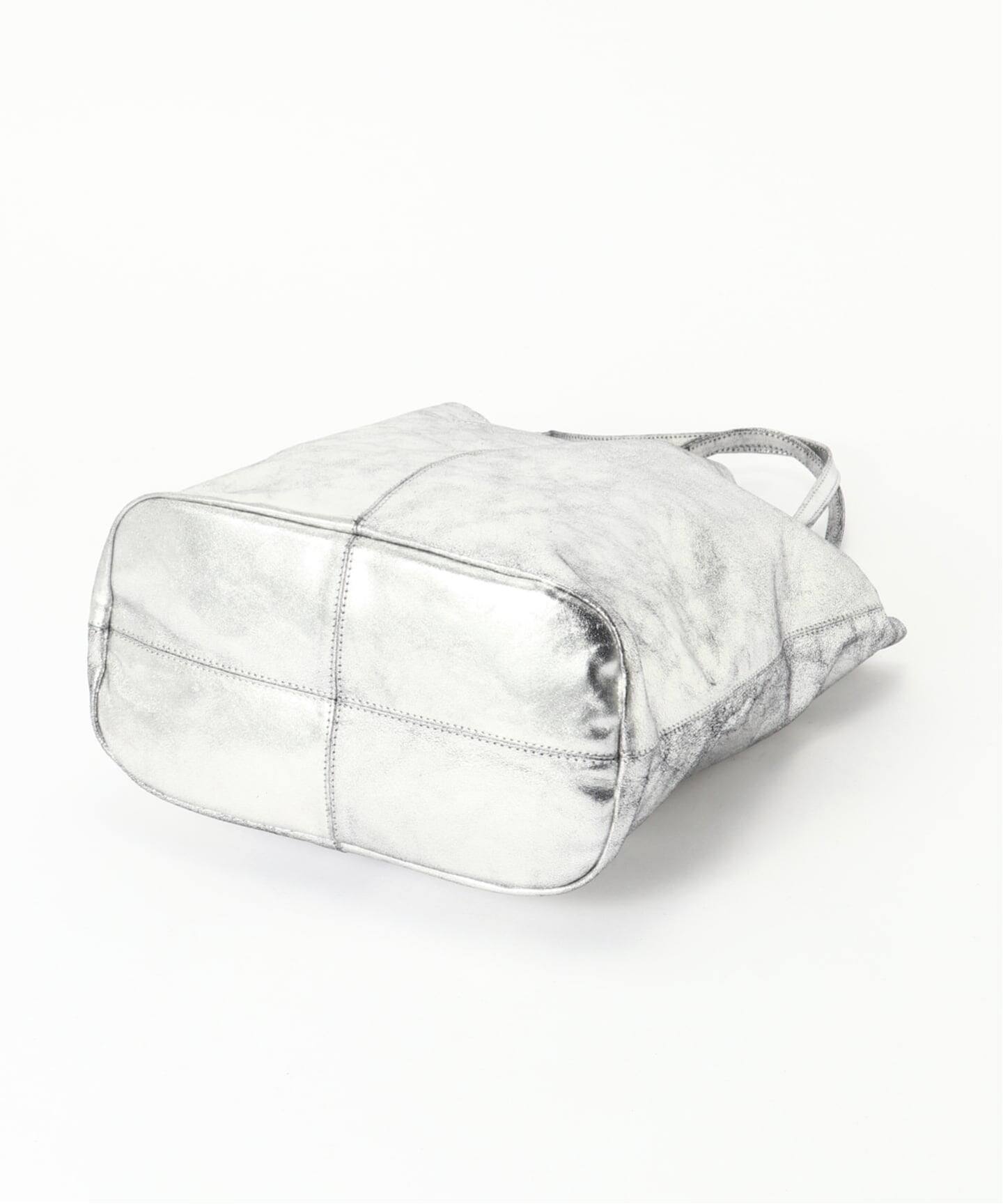 Morphee /モルフェ】MIDIUM TOTE SHORT（SILVER）（トートバッグ）｜L