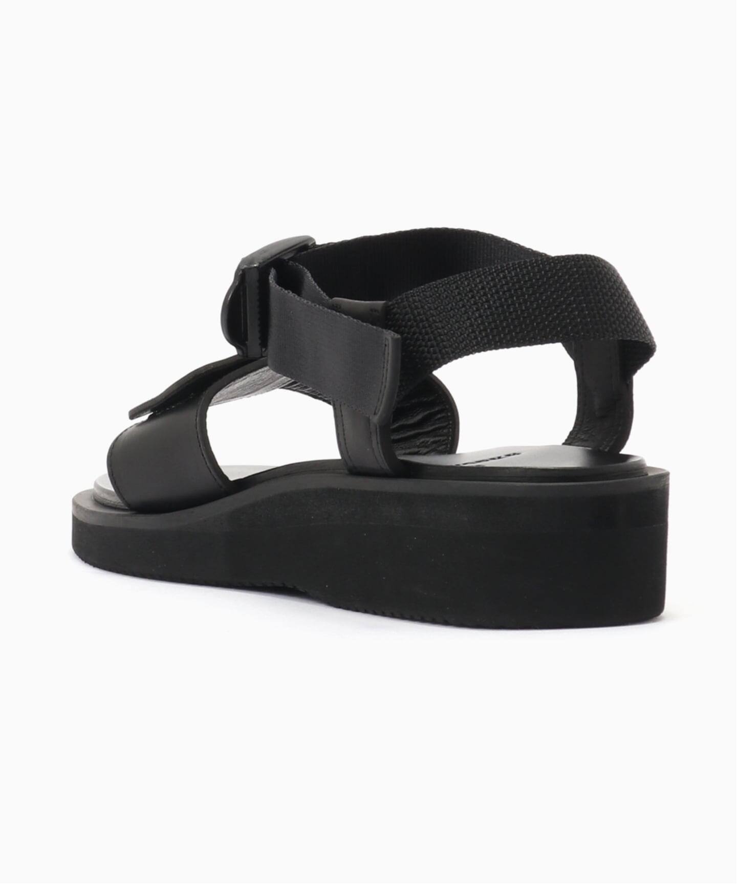 FOOTWORKS / フットワークス】Velcro Straps Smooth Leather（サンダル