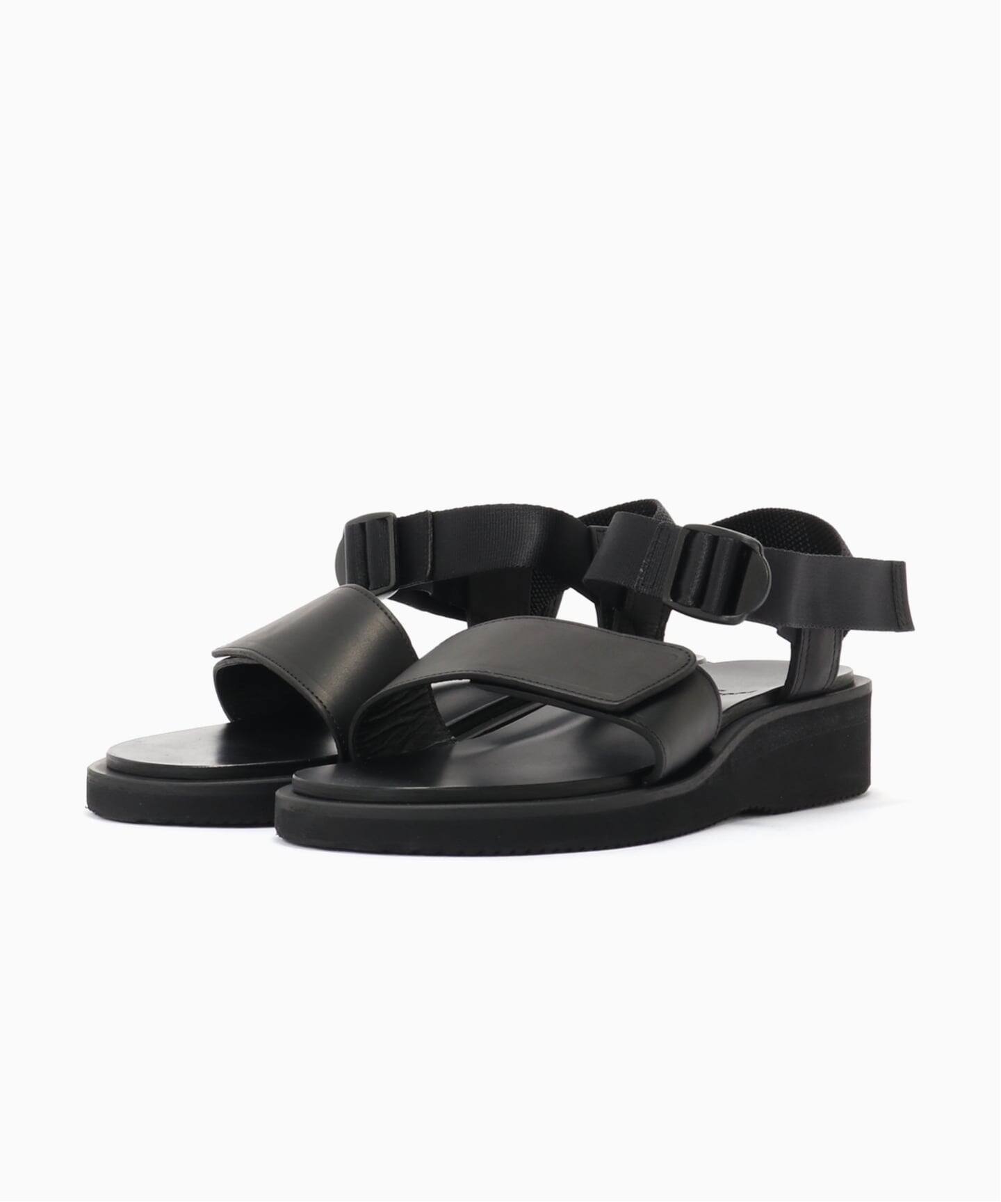 FOOTWORKS / フットワークス】Velcro Straps Smooth Leather（サンダル 
