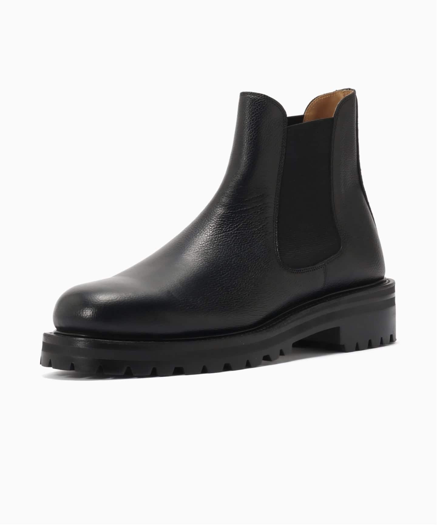 FOOTWORKS / フットワークス】Side Gore Boots in Grain Leath