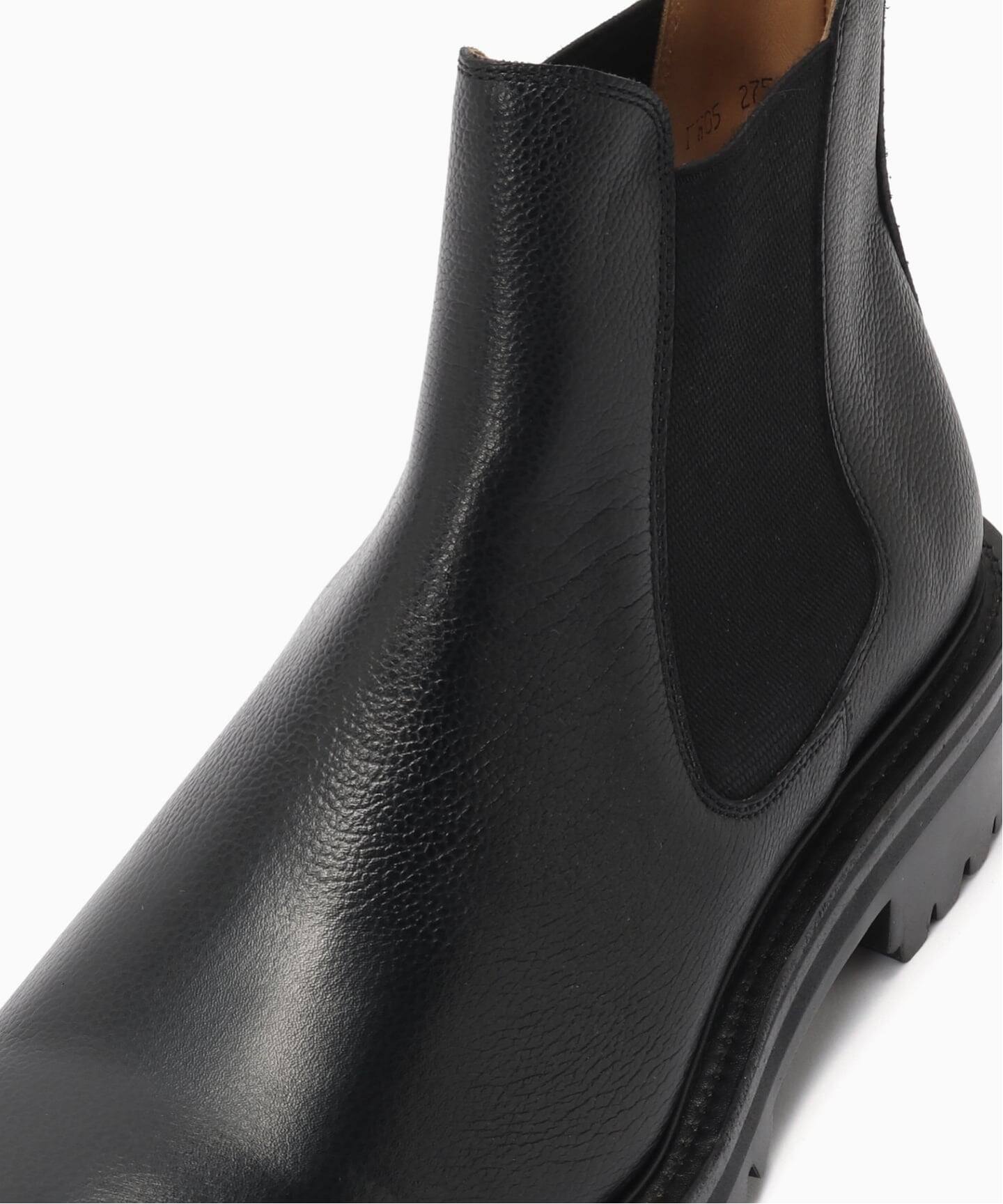 FOOTWORKS / フットワークス】Side Gore Boots in Grain Leath