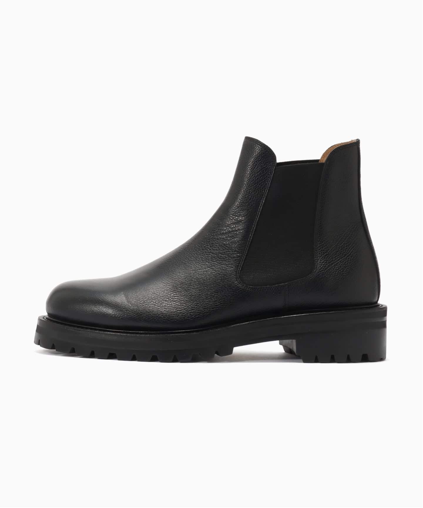 FOOTWORKS / フットワークス】Side Gore Boots in Grain Leath