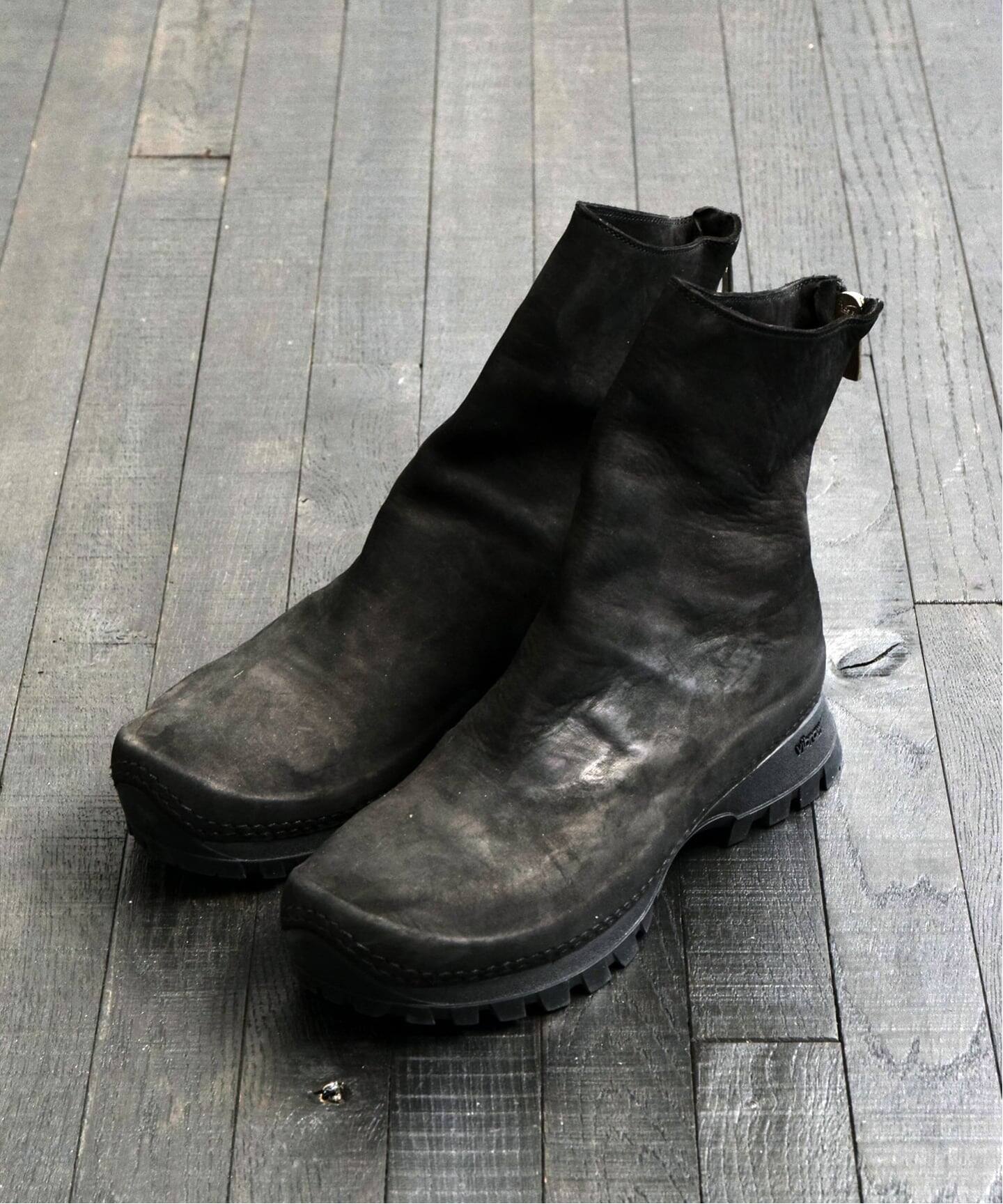 COMOLI / コモリ】×【GUIDI/グイディ】バックジップ ブーツ（ブーティ 