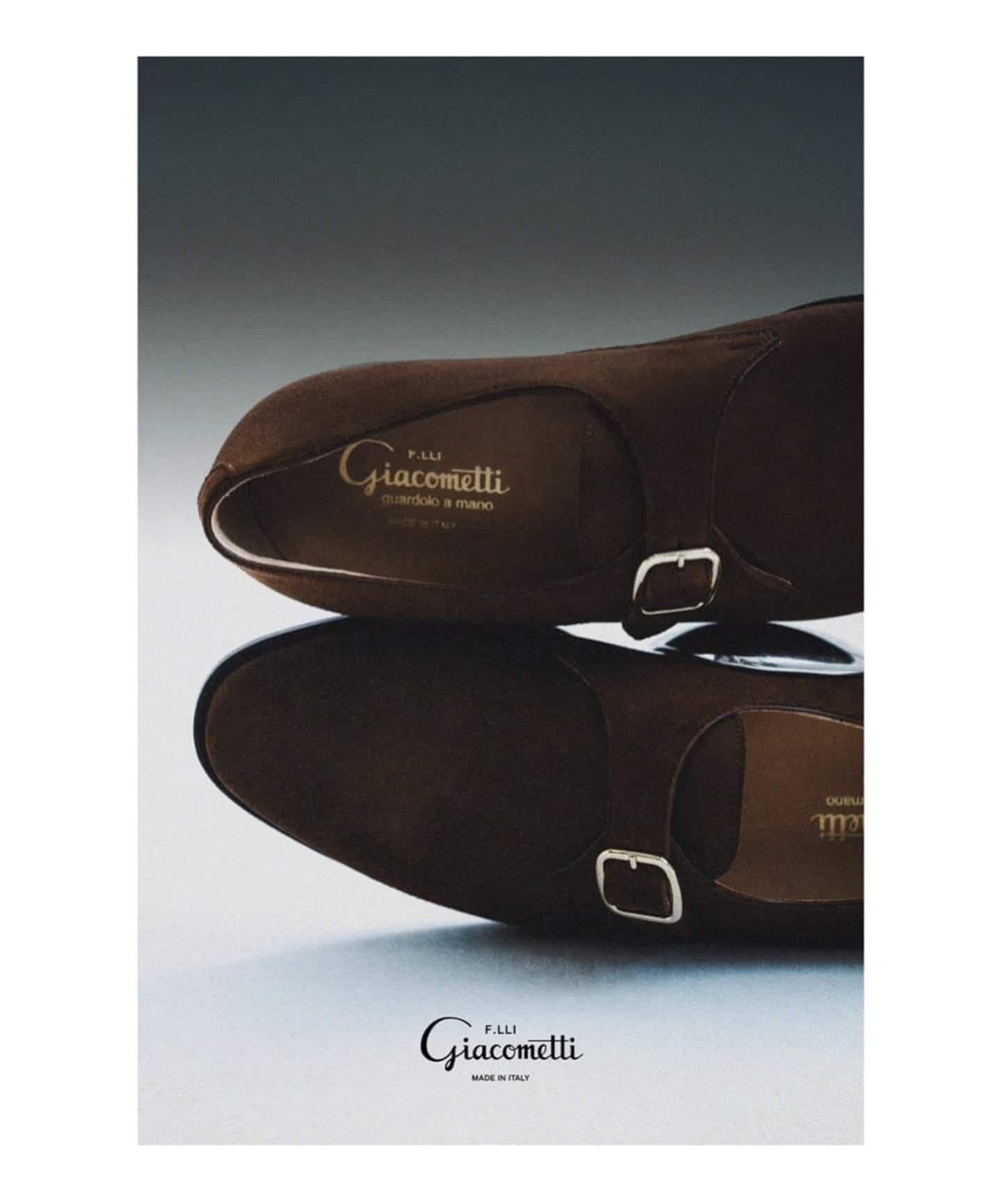 F.LLI GIACOMETTI / フラテッリ ジャコメッティ】 SINGLE MONK（レザー