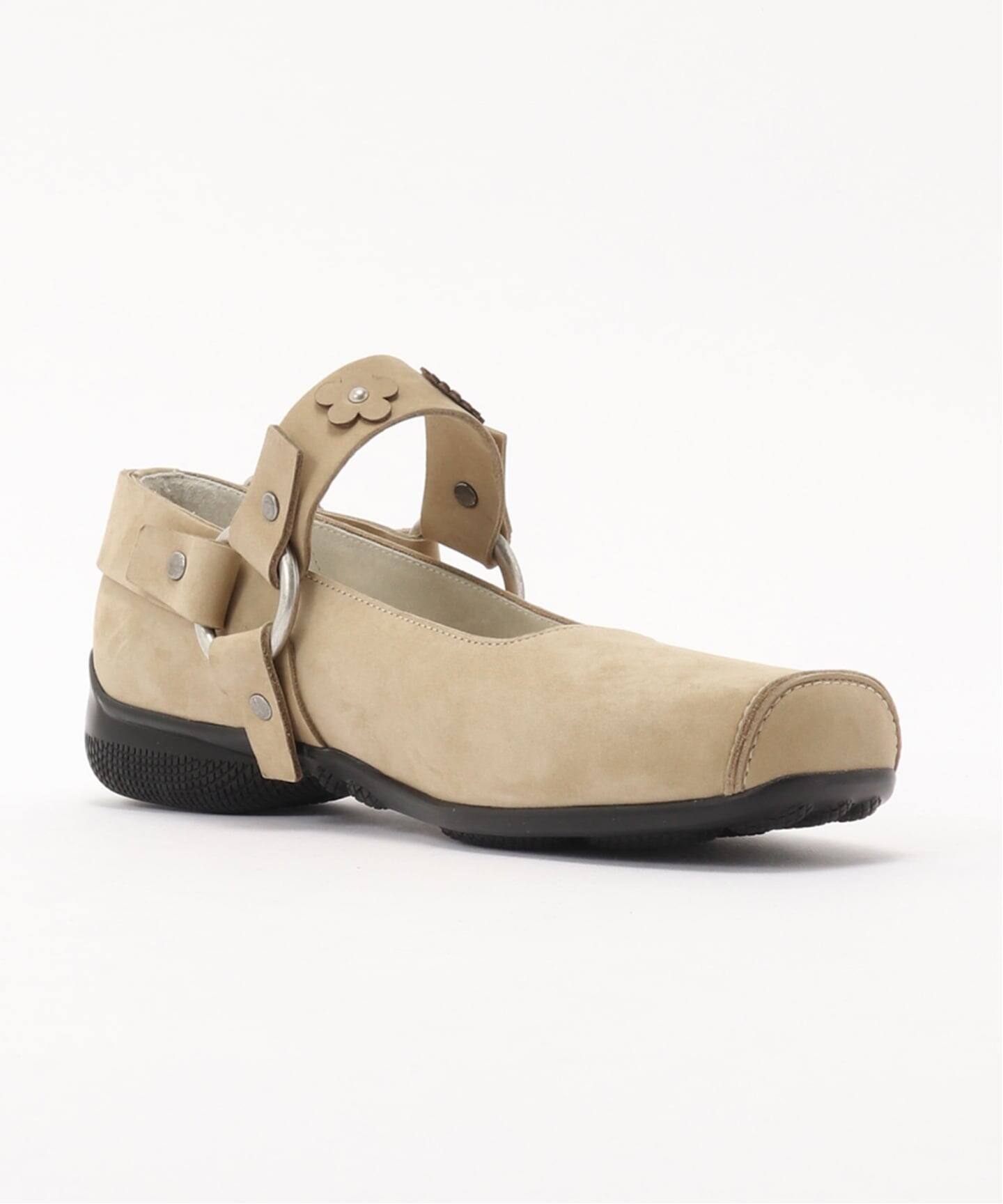 OPEN YY:YY261SH001-BEI:FLOWER-STUD BALLET（バレエシューズ）｜BOICE