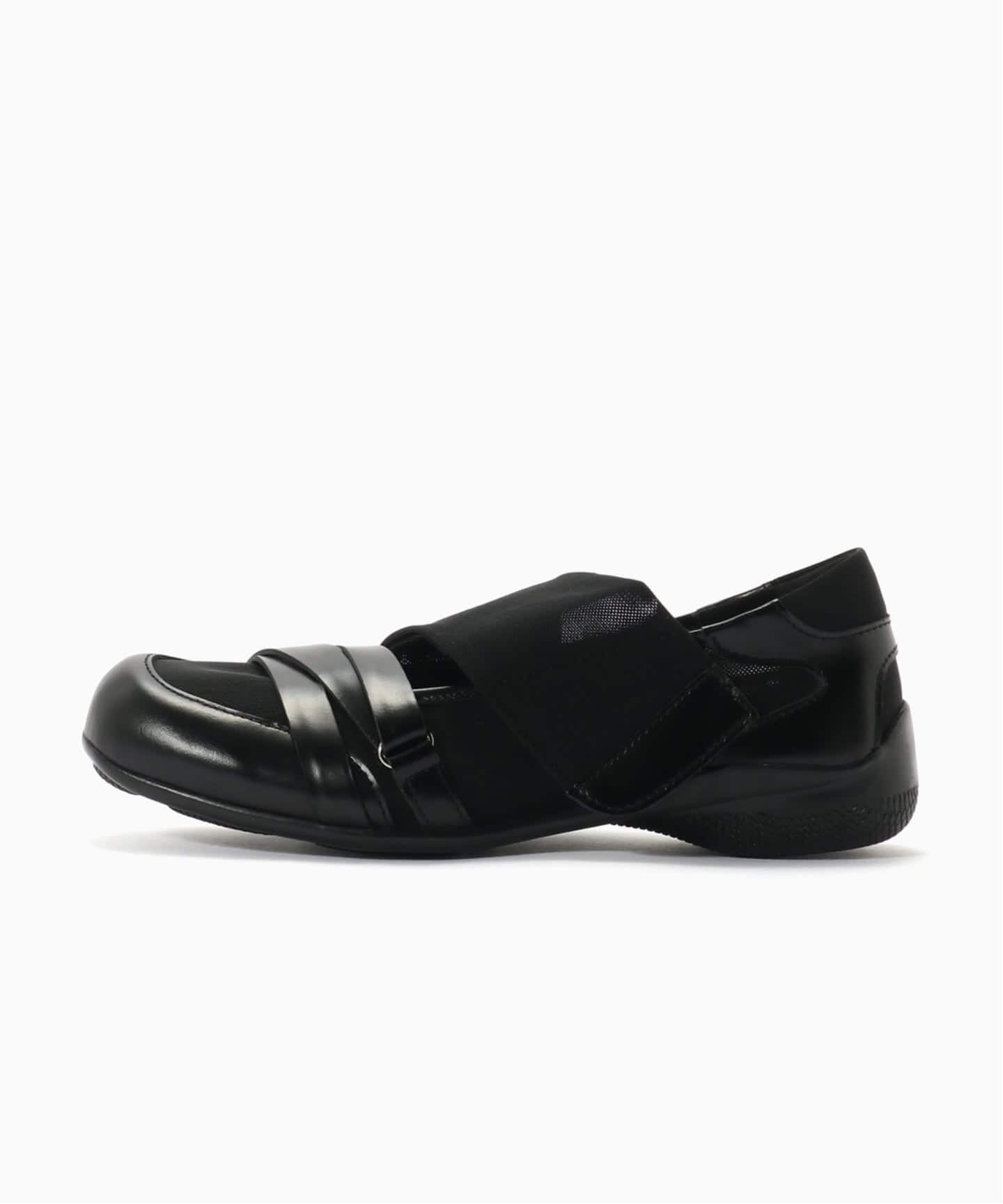 OPEN YY:YY262SH004-BLK:CROSS BAND MESH（バレエシューズ）｜BOICE