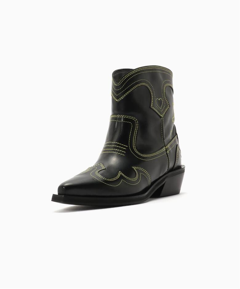 GANNI:B1010028-358:EMBROIDERED WESTERN（シューケア・シューズ小物 