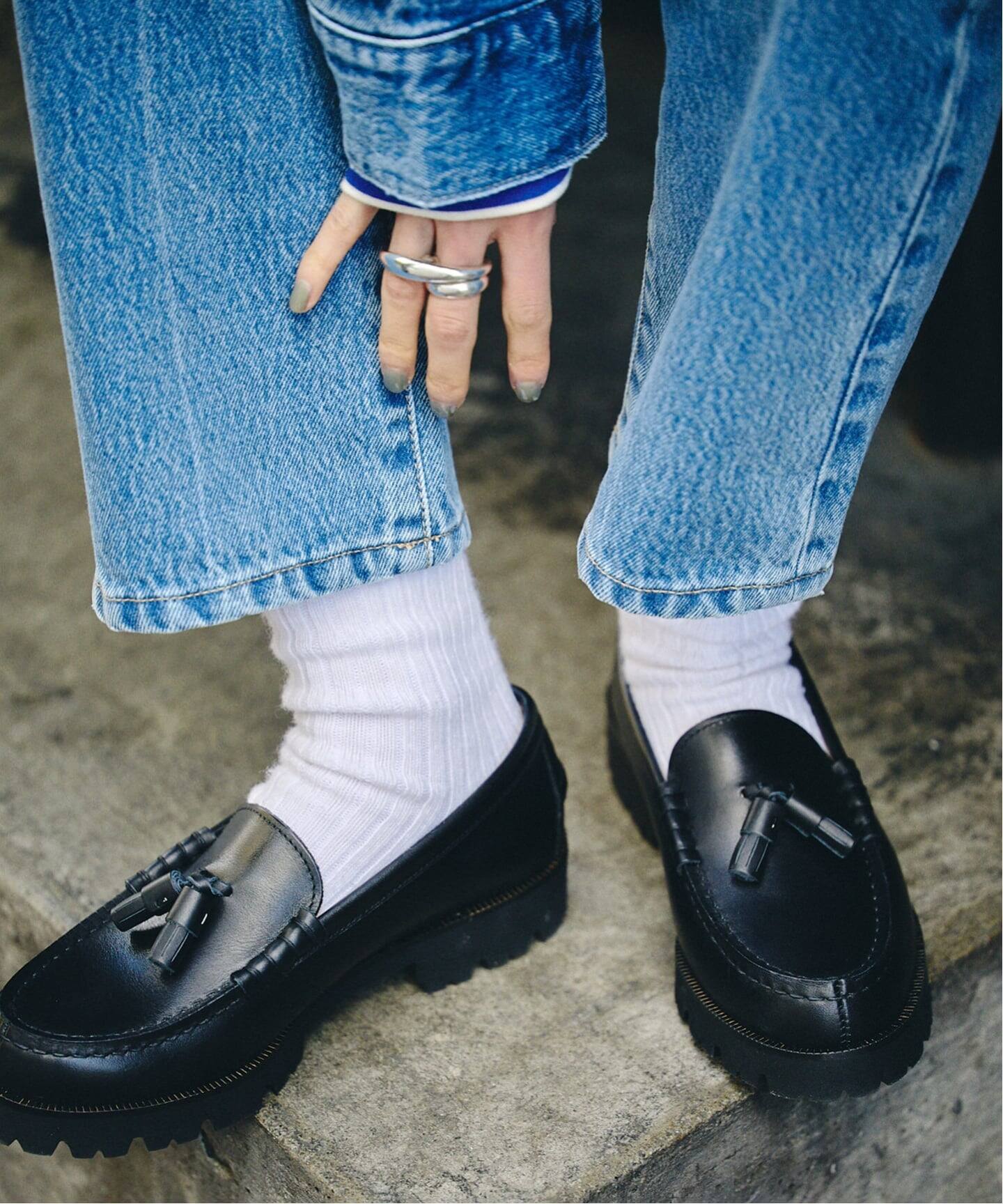 HARUTA×OUTDOOR PRODUCT 別注 タッセルローファー（ローファー