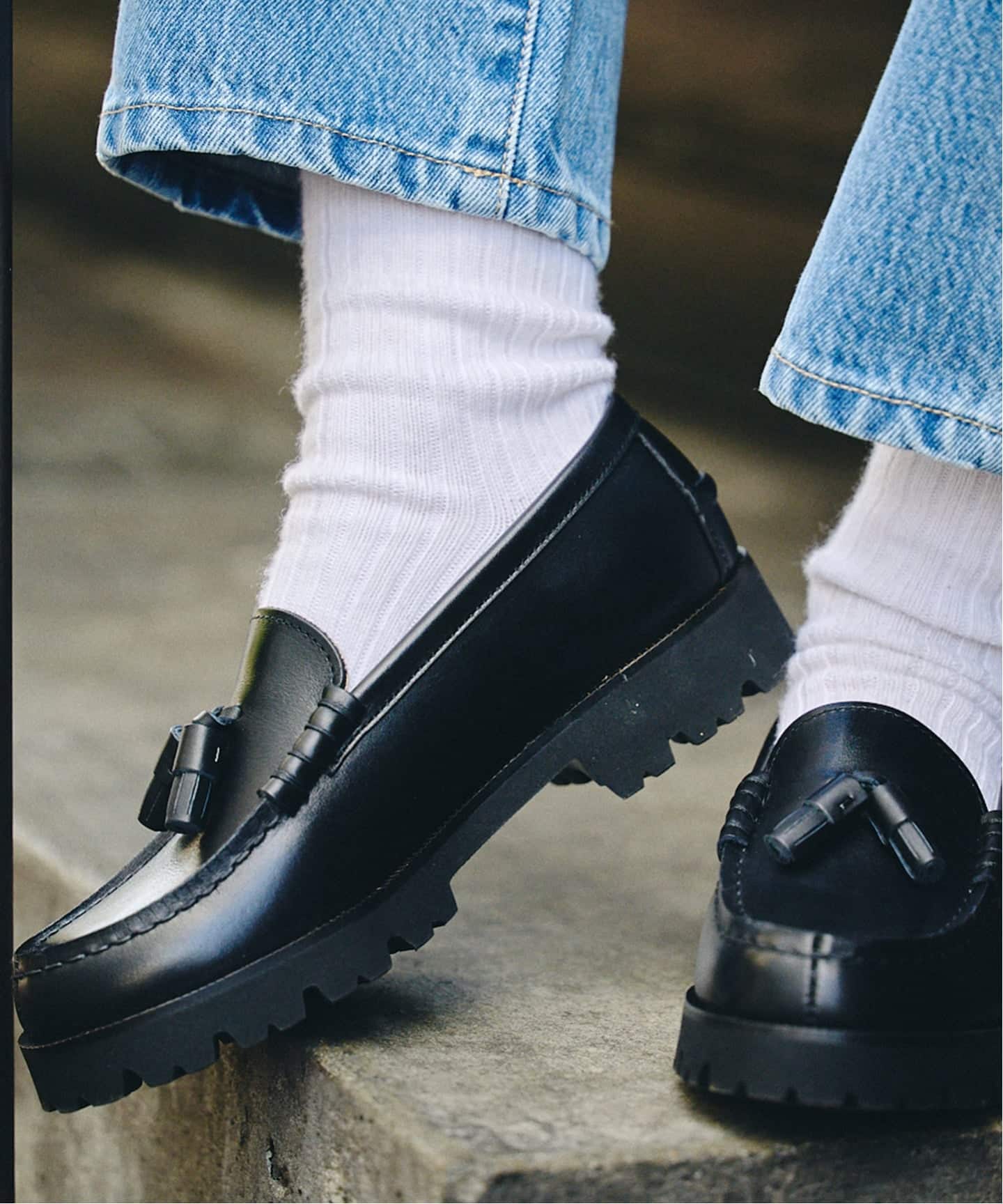 HARUTA×OUTDOOR PRODUCT 別注 タッセルローファー（ローファー