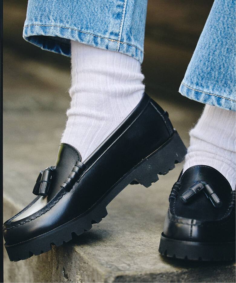HARUTA×OUTDOOR PRODUCT 別注 タッセルローファー（ローファー 