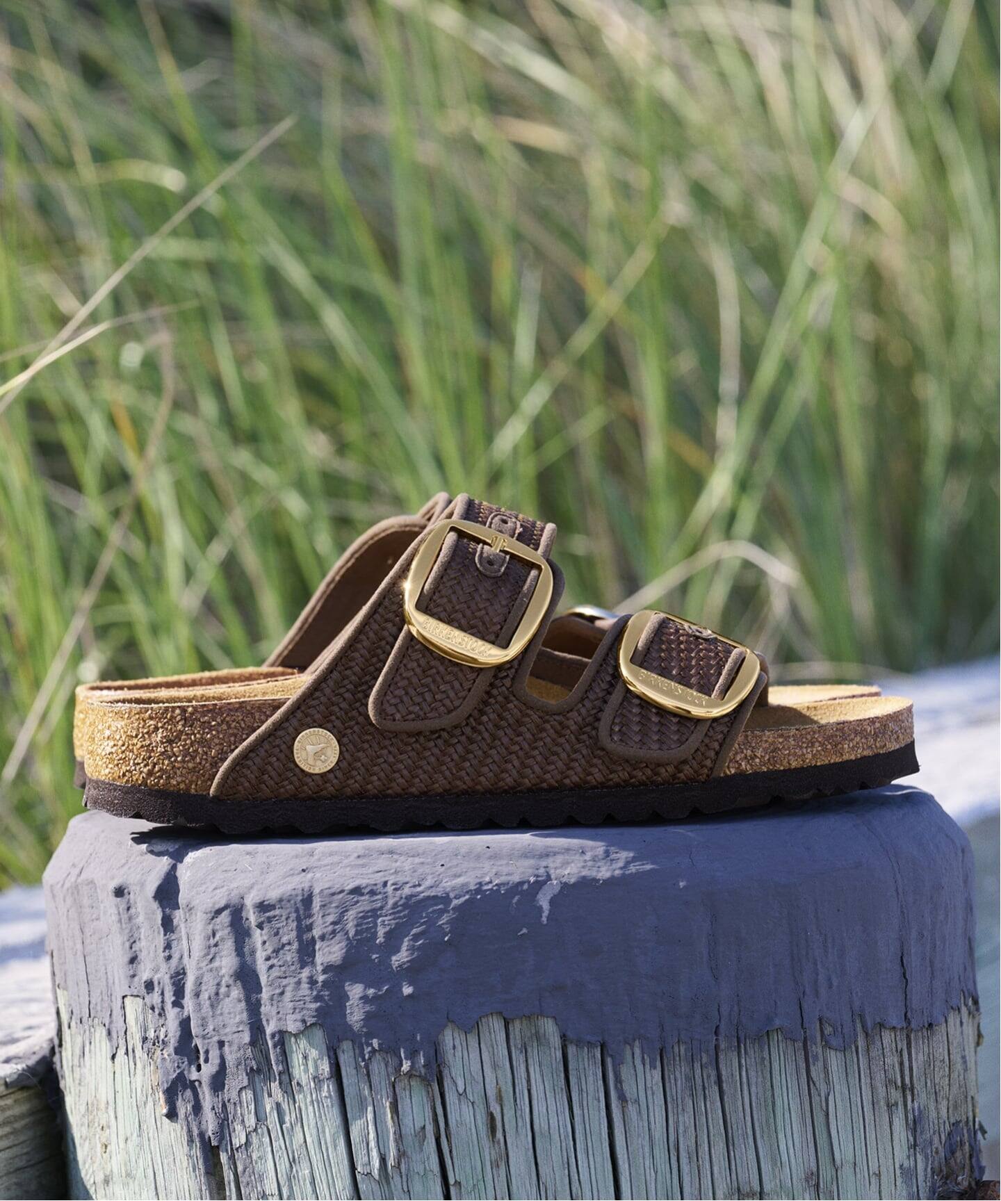 BIRKENSTOCK ARIZONA BIG BUCKLE RAFFIA（サンダル）｜BOICE FROM