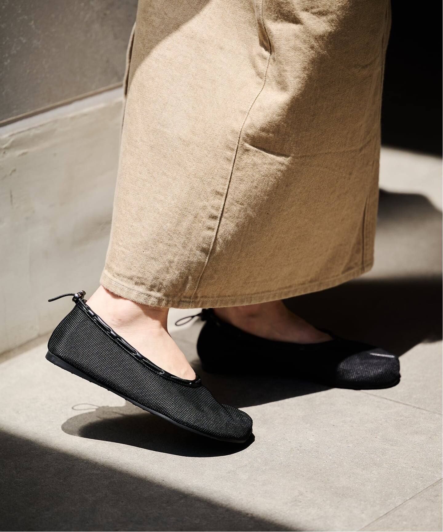 PAES Mesh Air String Flat（バレエシューズ）｜BOICE FROM BAYCREW'S