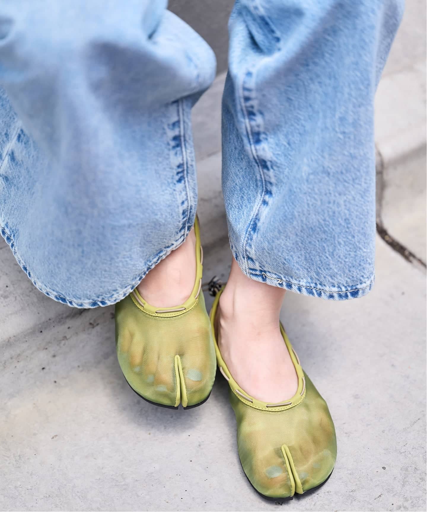 PAES Mesh Air String Flat（バレエシューズ）｜BOICE FROM BAYCREW'S