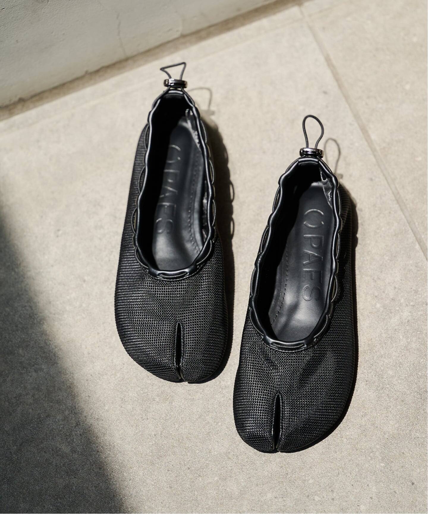 PAES Mesh Air String Flat（バレエシューズ）｜BOICE FROM BAYCREW
