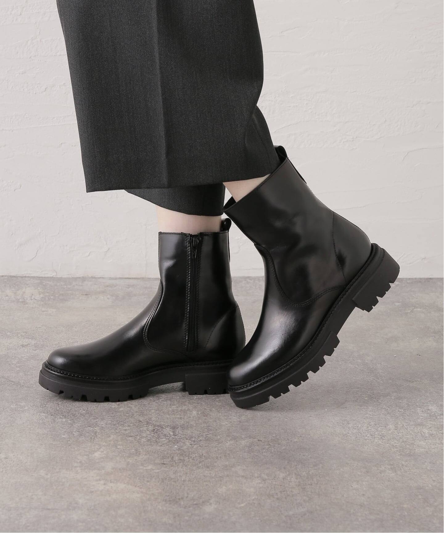 ENESS SIDE ZIP SHORT BOOTS（ブーティ・ショートブーツ）｜BOICE FROM