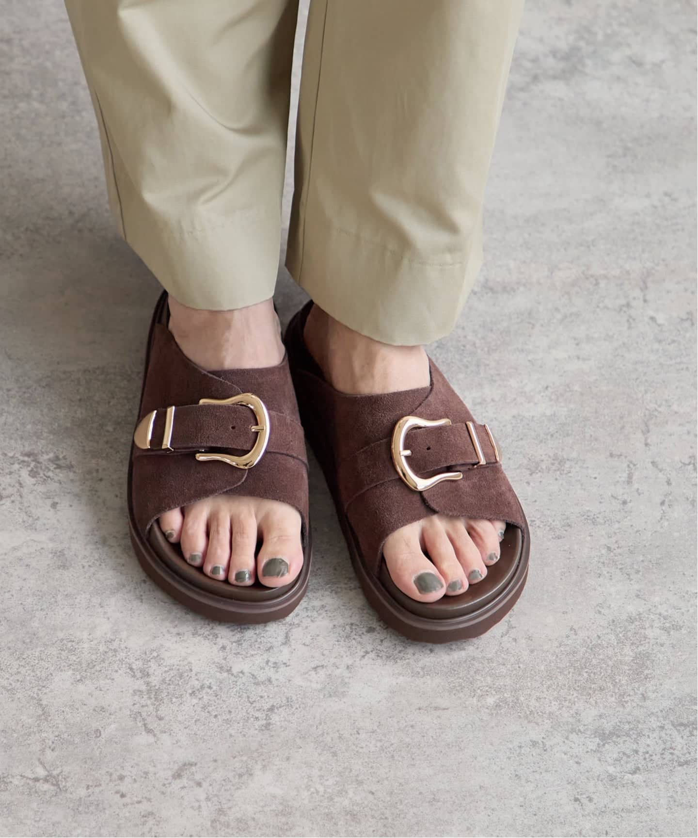 MOHI BIG BUCKLE SANDAL（サンダル）｜BOICE FROM BAYCREW'S（ボイス