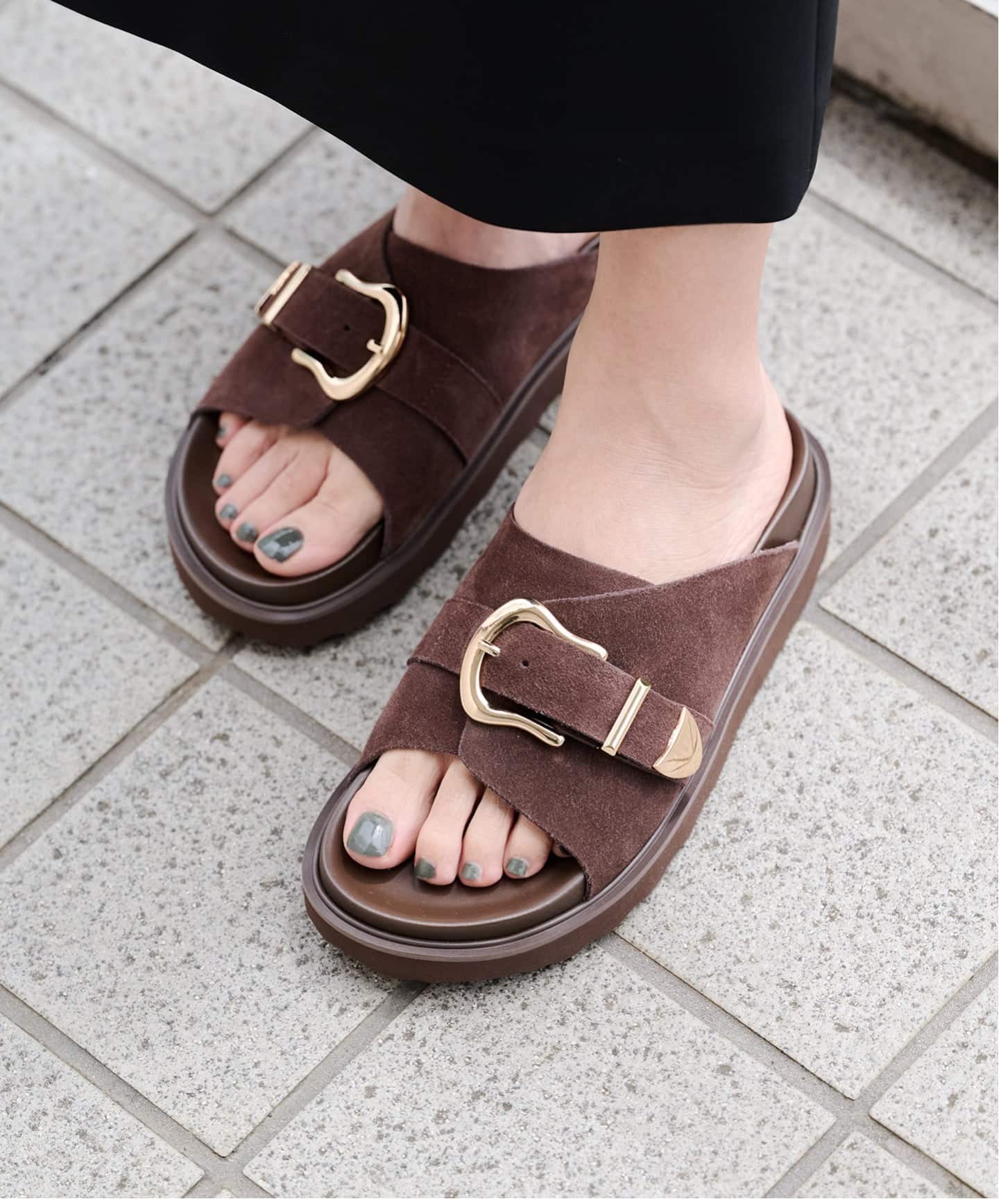 MOHI BIG BUCKLE SANDAL（サンダル）｜BOICE FROM BAYCREW'S（ボイス