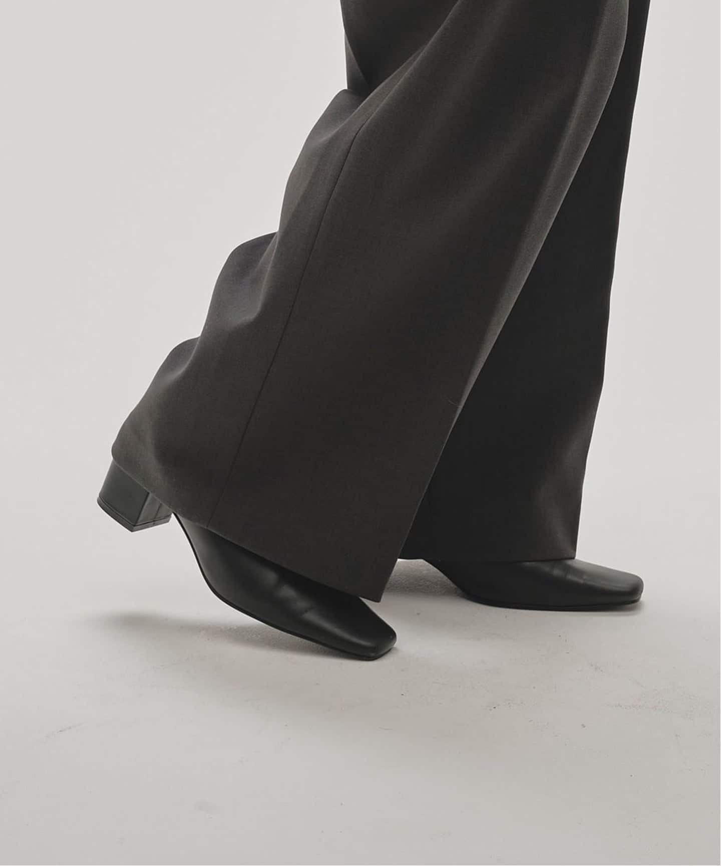 TODAYFUL Squaretoe Leather Sabot（パンプス）｜BOICE FROM BAYCREW'S