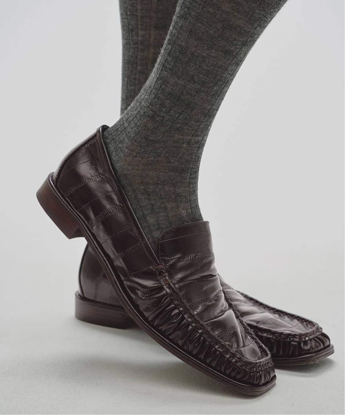 TODAYFUL Squaretoe Gather Loafers(38美品) TODAYFUL Squaretoe Gather Loafers（ローファー）｜BOICE FROM