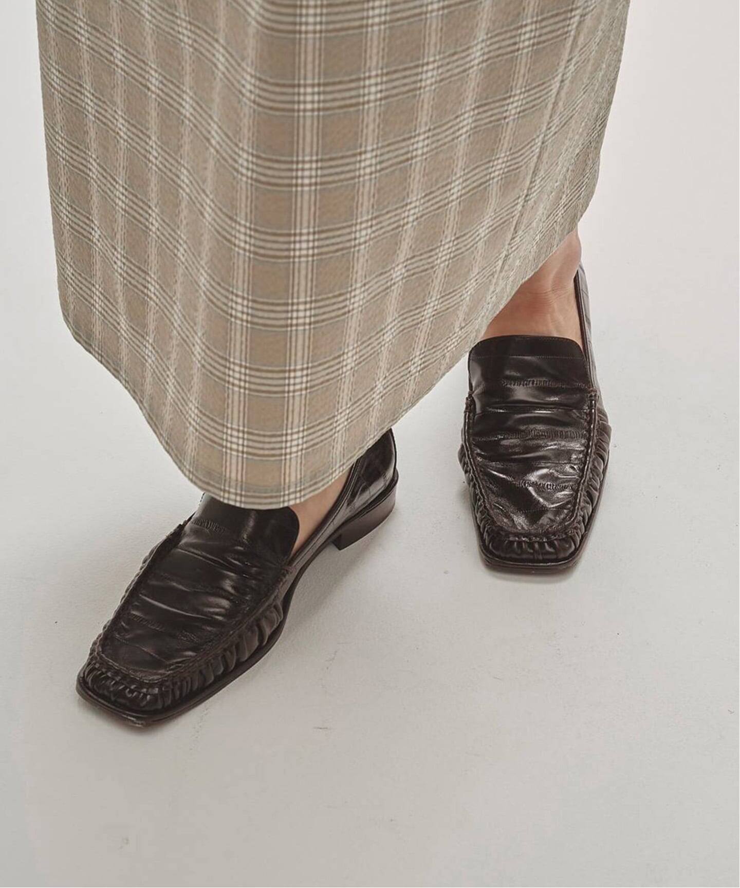 TODAYFUL Squaretoe Gather Loafers（ローファー）｜BOICE FROM