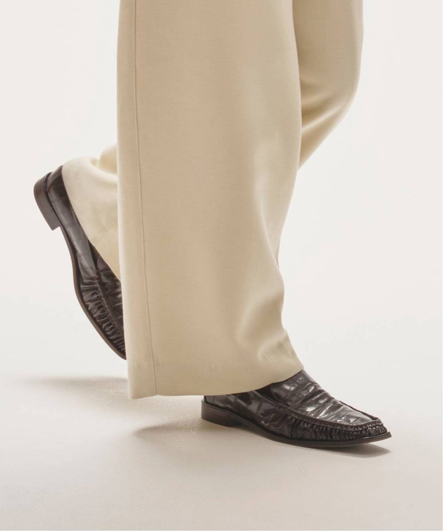 TODAYFUL Squaretoe Gather Loafers（ローファー）｜BOICE FROM