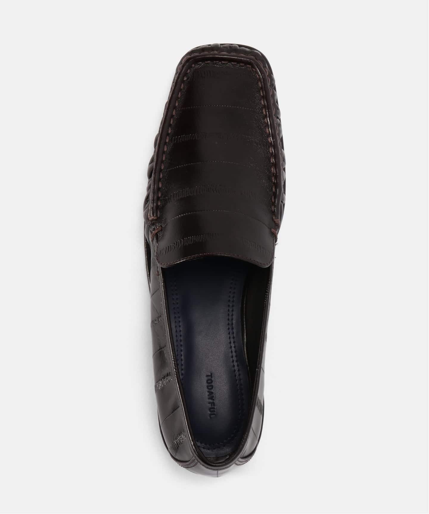 TODAYFUL Squaretoe Gather Loafers（ローファー）｜BOICE FROM