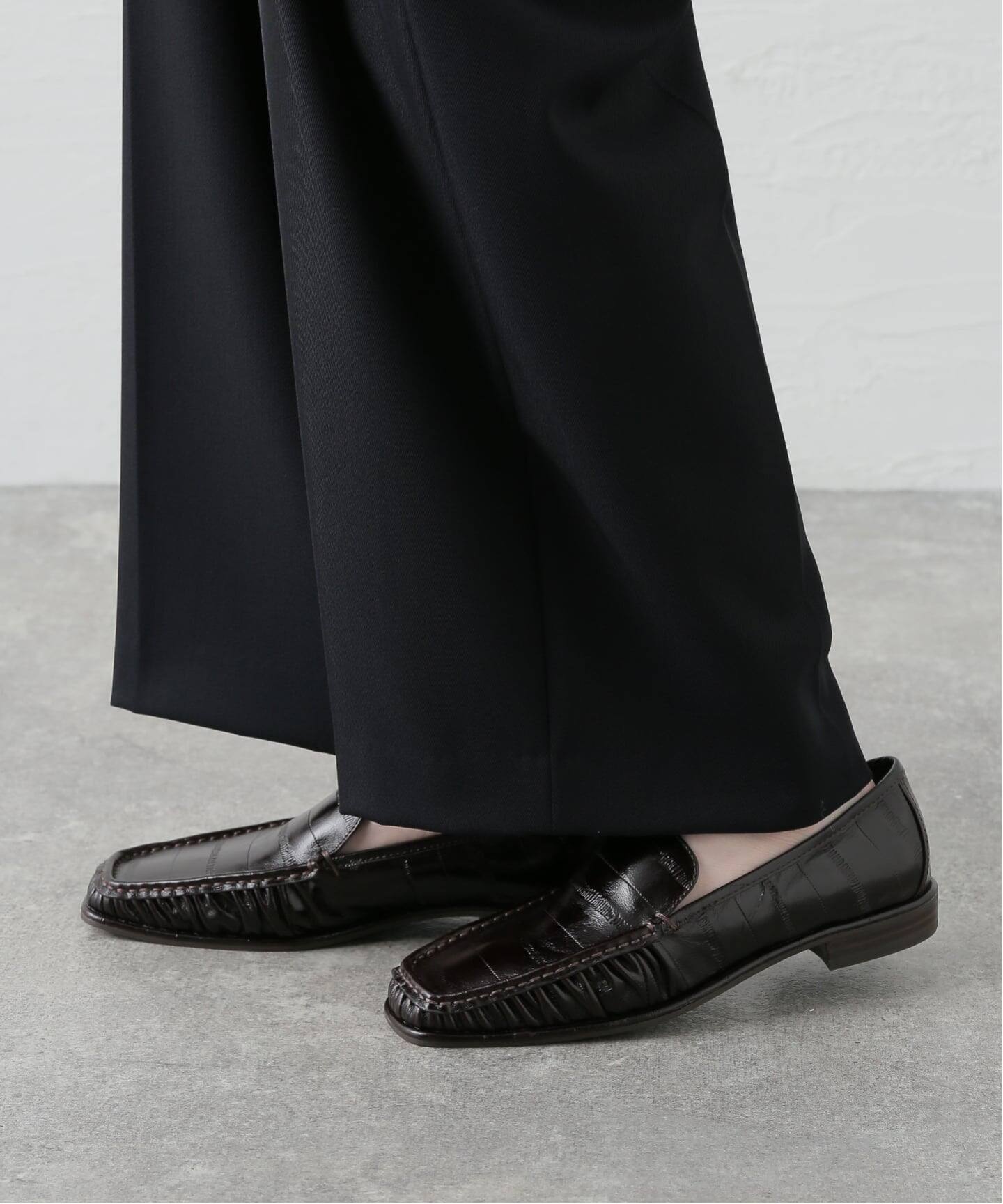 TODAYFUL Squaretoe Gather Loafers（ローファー）｜BOICE FROM